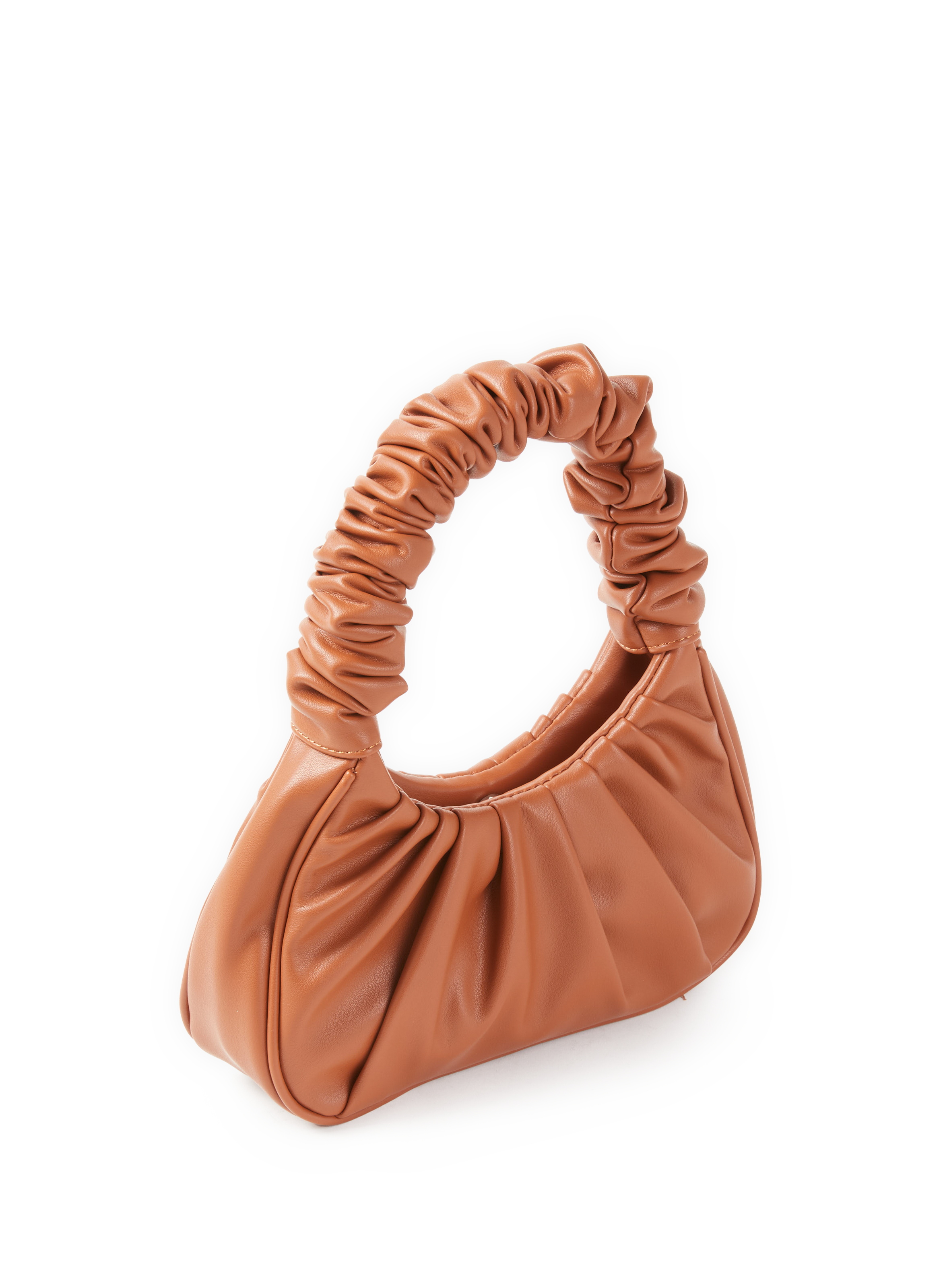Pleated handbag AU PRINTEMPS PARIS Brown