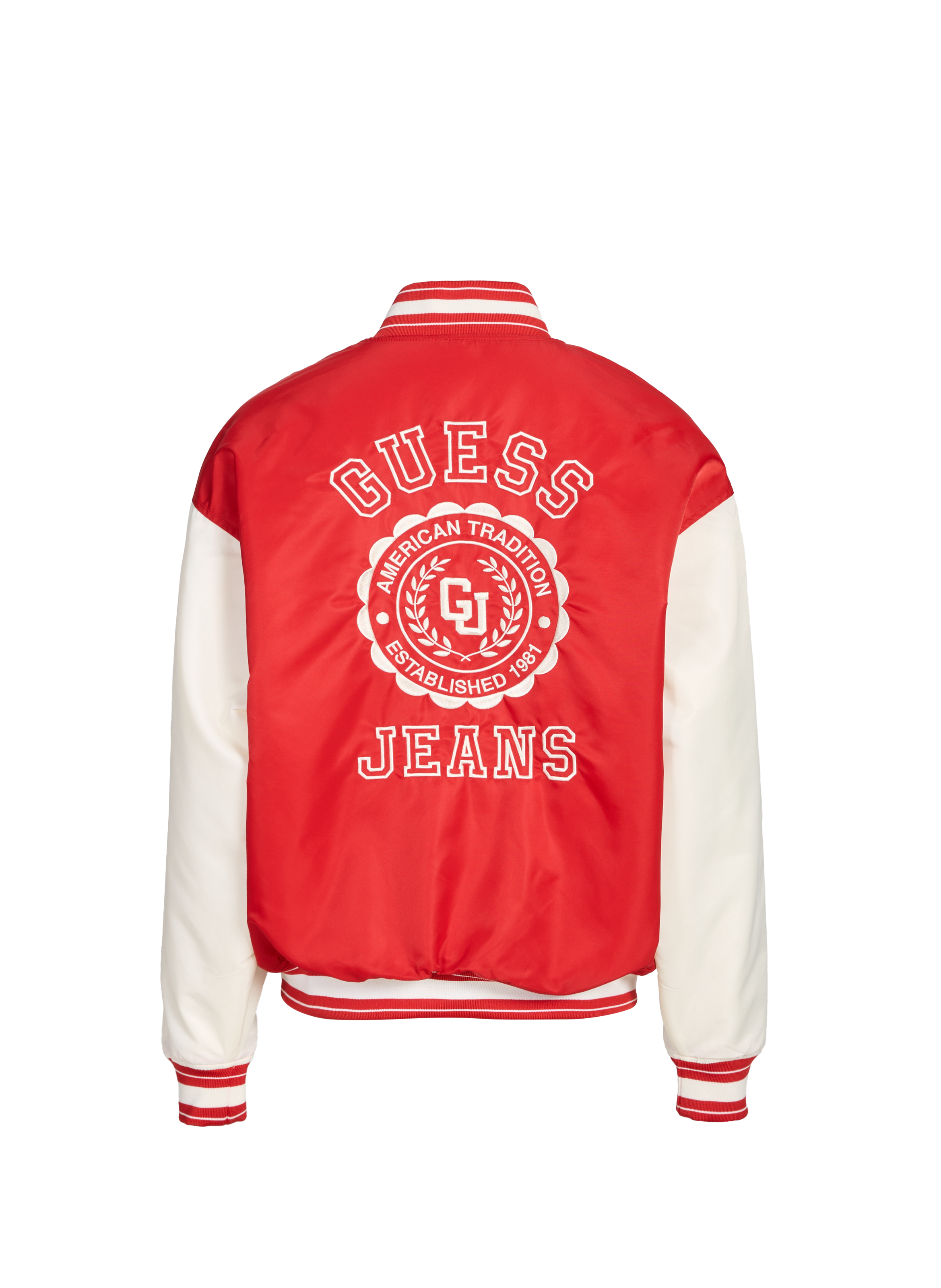 Two-tone bomber jacket GUESS Red