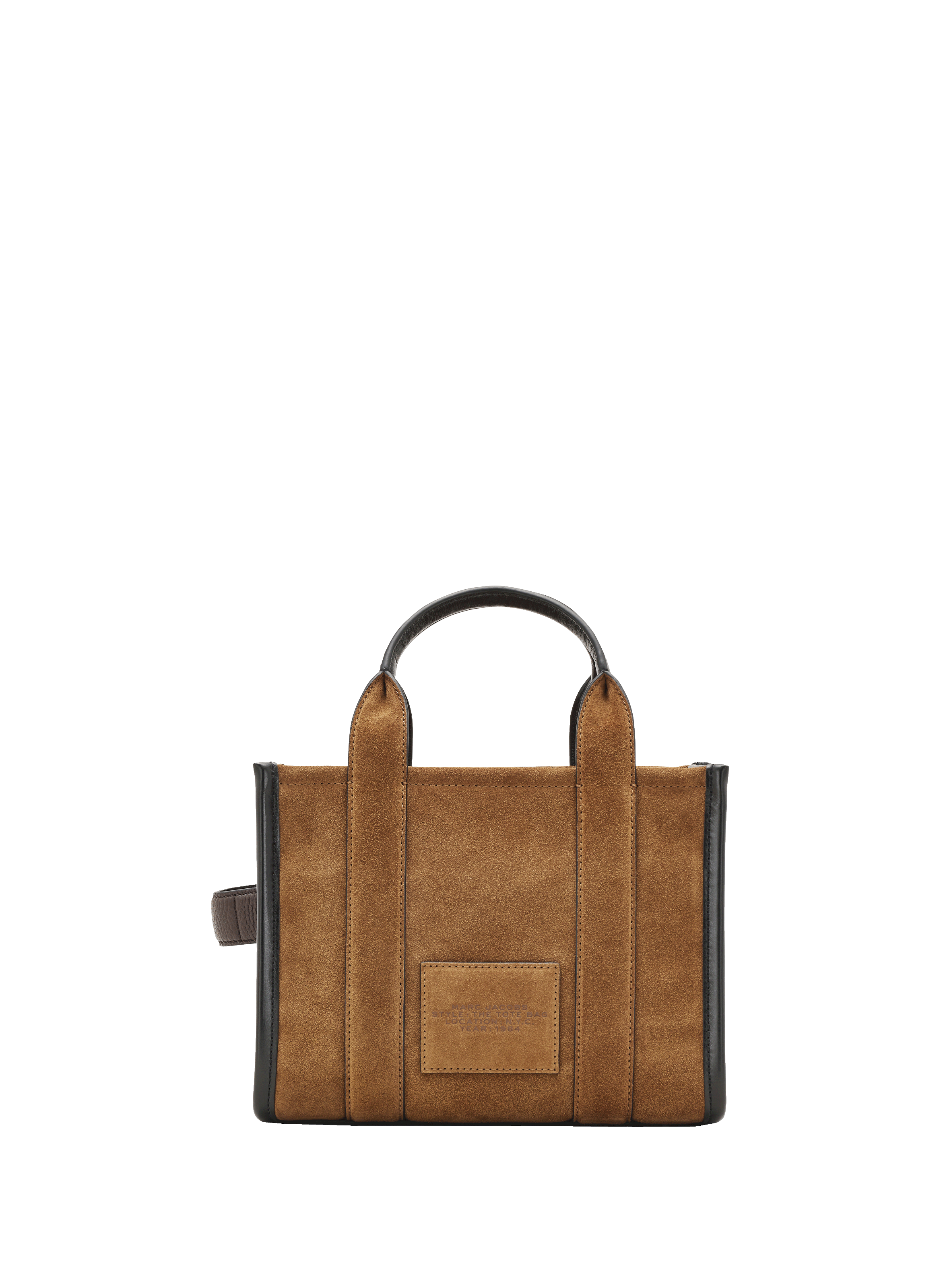 Sac cabas The Tote Bag en daim MARC JACOBS Marron