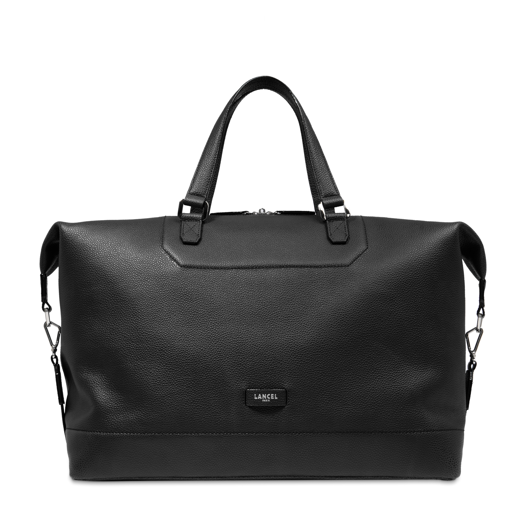 Lancel Ninon 45 leather weekend bag LANCEL Black