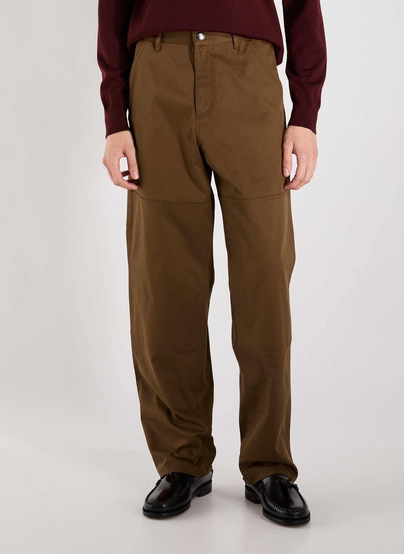 MONCLER Cargohose aus Baumwolle Beige