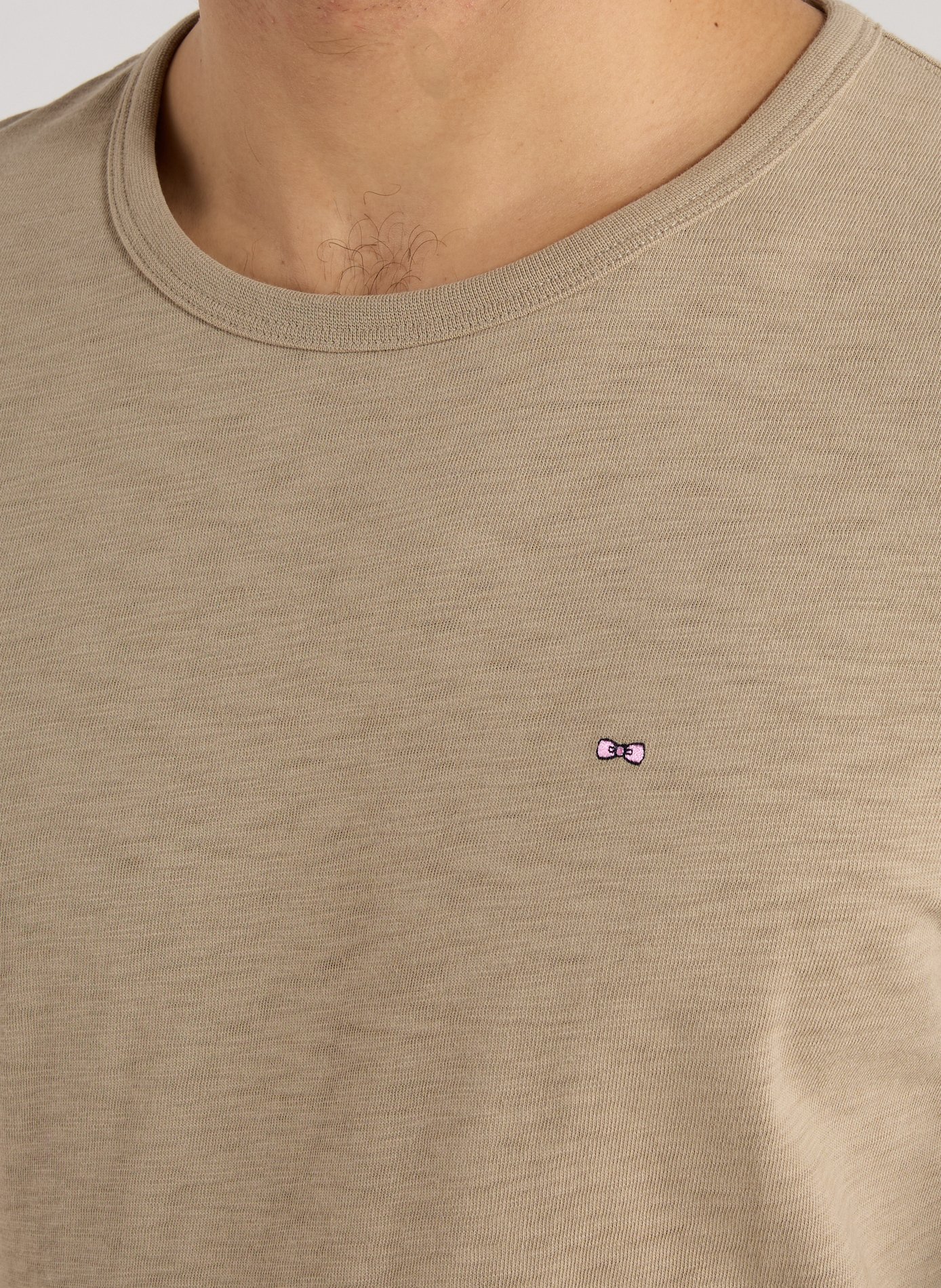 Classic Cotton T-Shirt EDEN PARK Beige