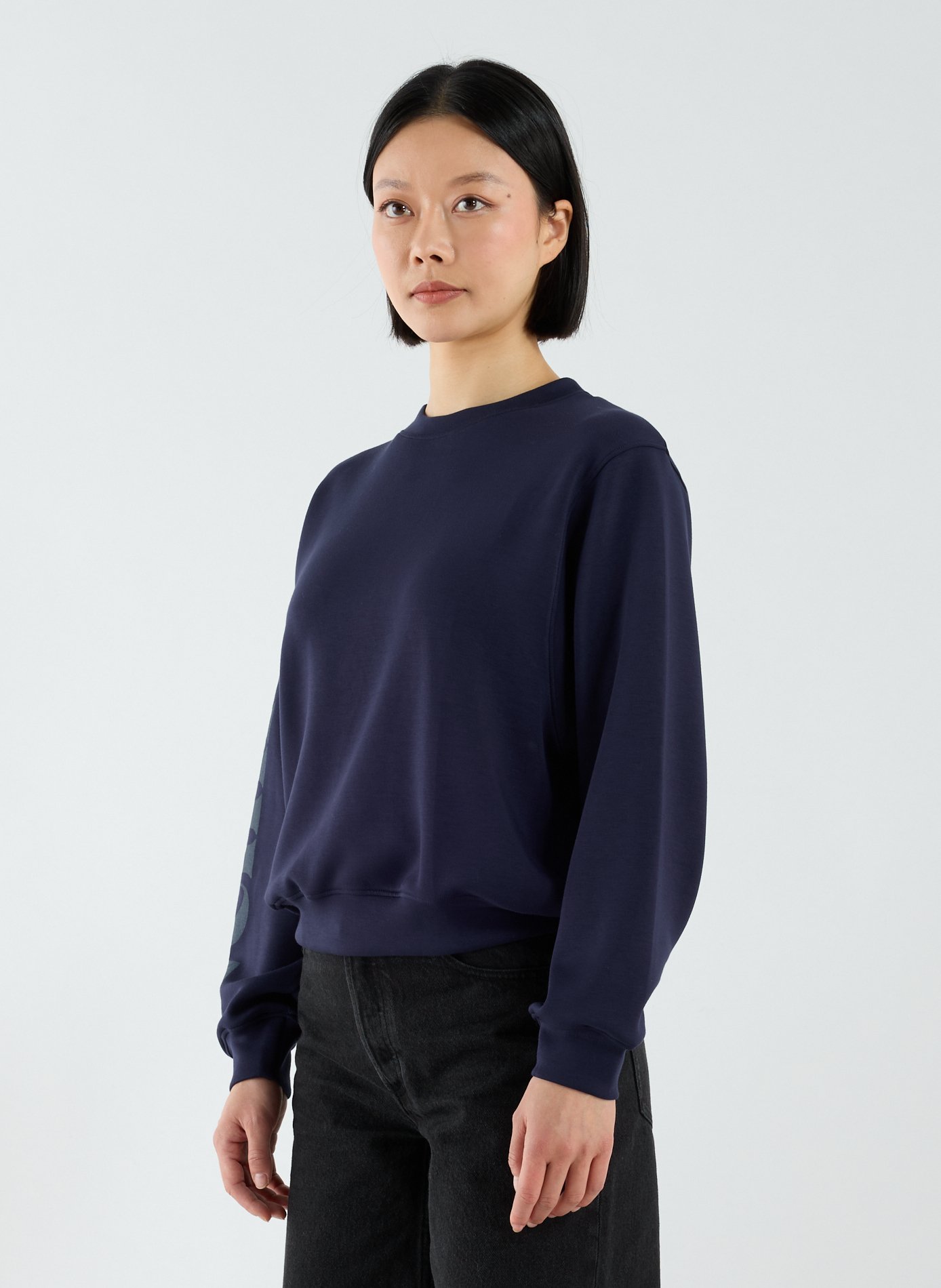 Straight sweatshirt BANANA MOON Blue