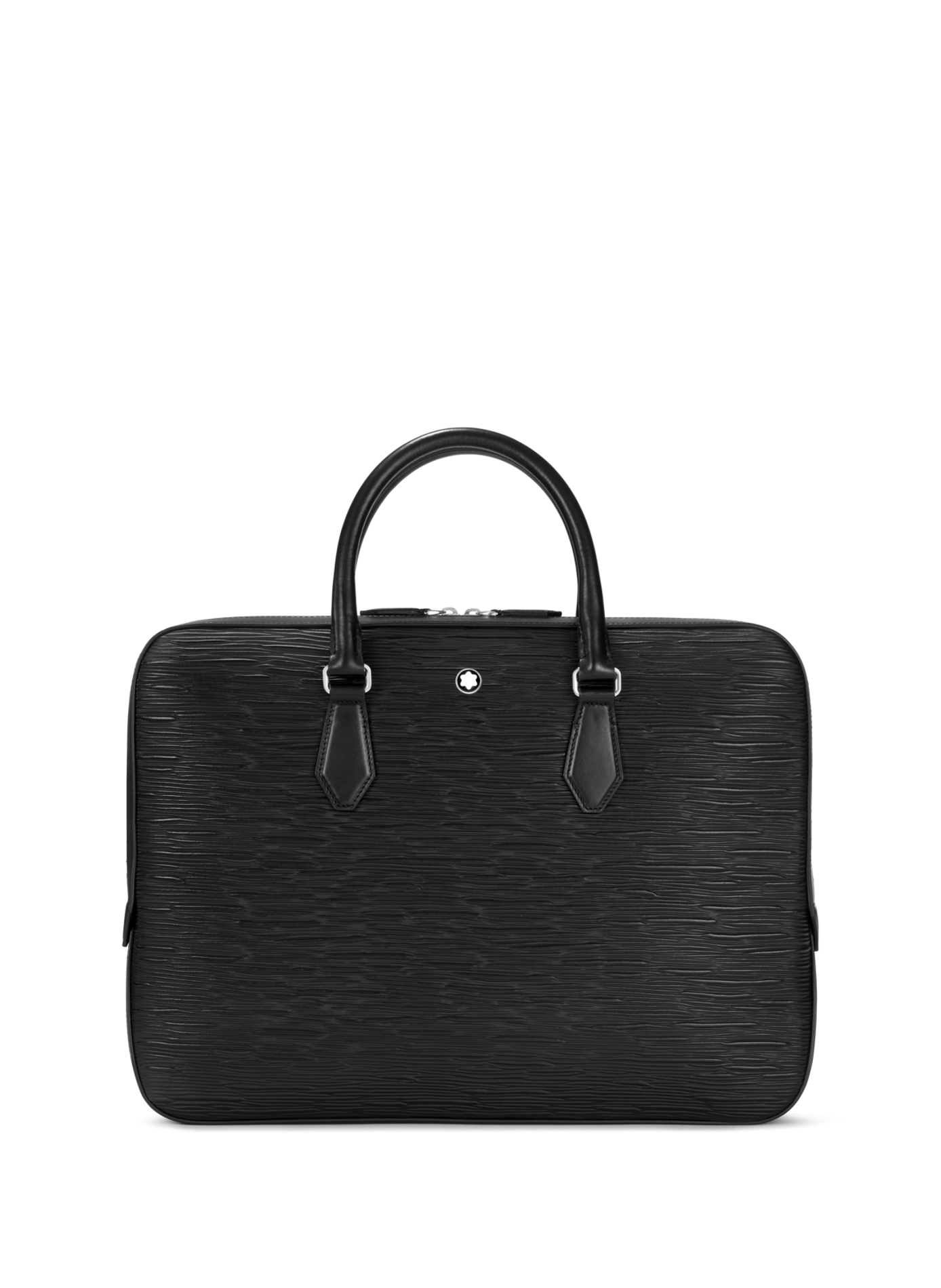 Leather document holder with shoulder strap MONTBLANC Black