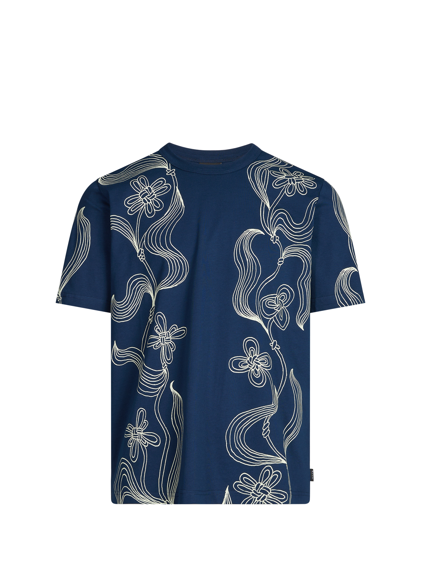 T-shirt manches courtes imprimée en coton PAUL SMITH Bleu