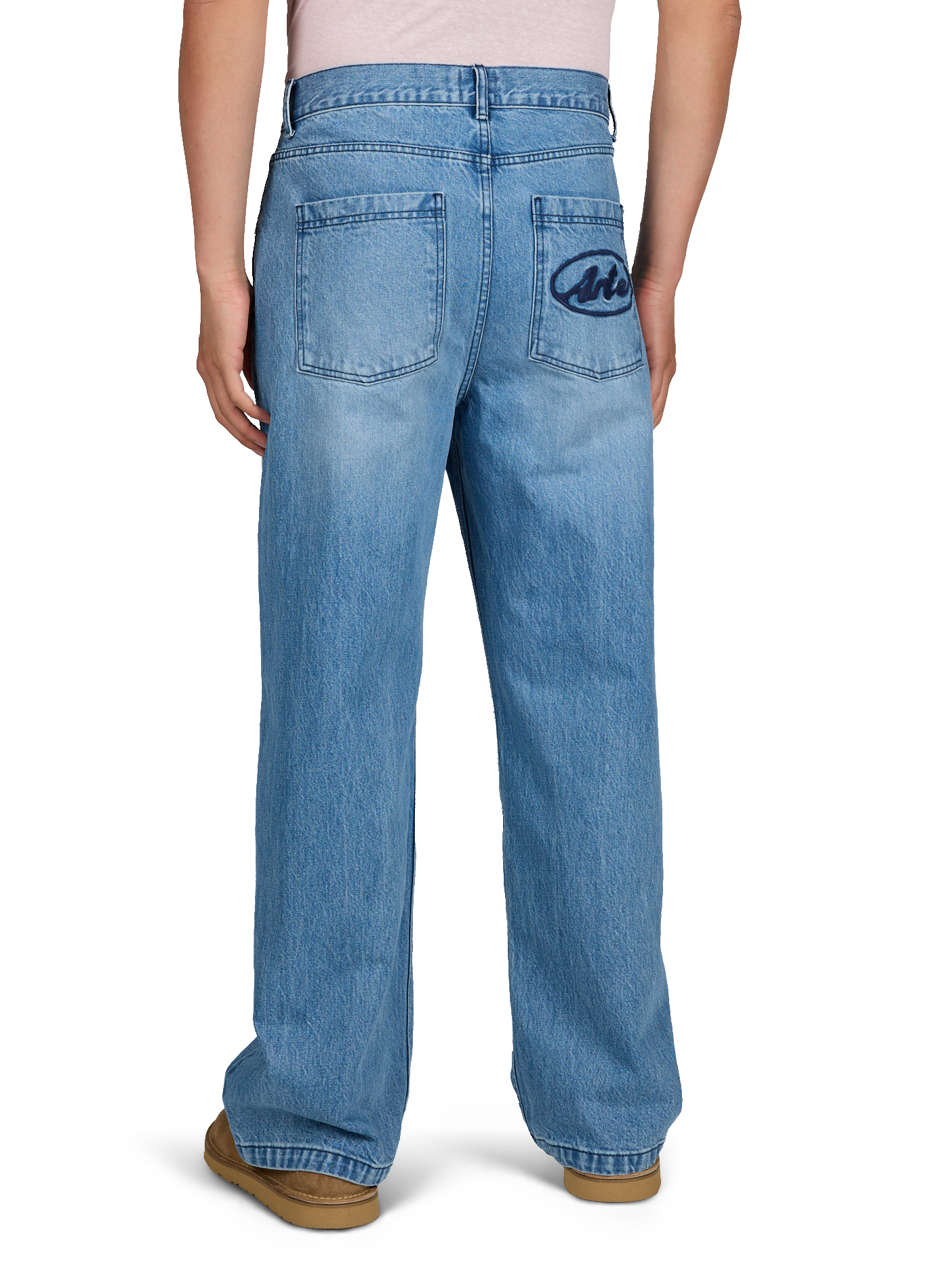 Jean large taille haute en coton ARTE ANTWERP Bleu