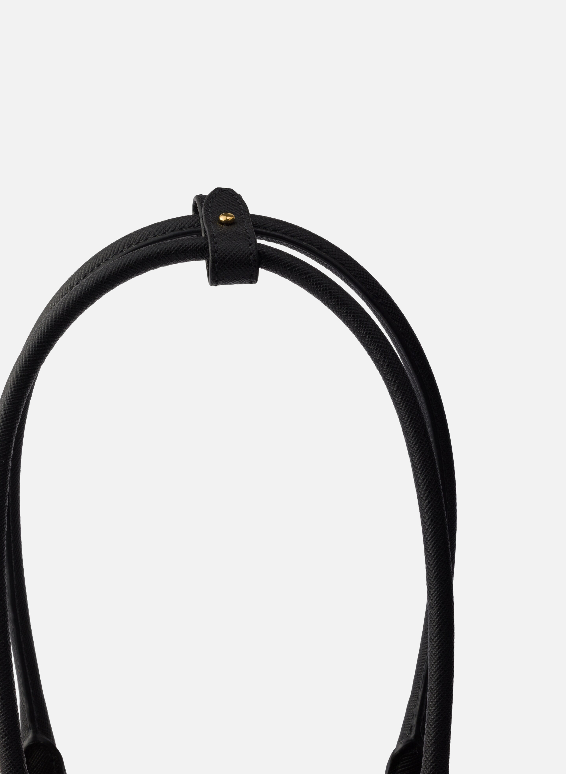 Sac prada galleria de taille moyenne en cuir saffi PRADA Noir