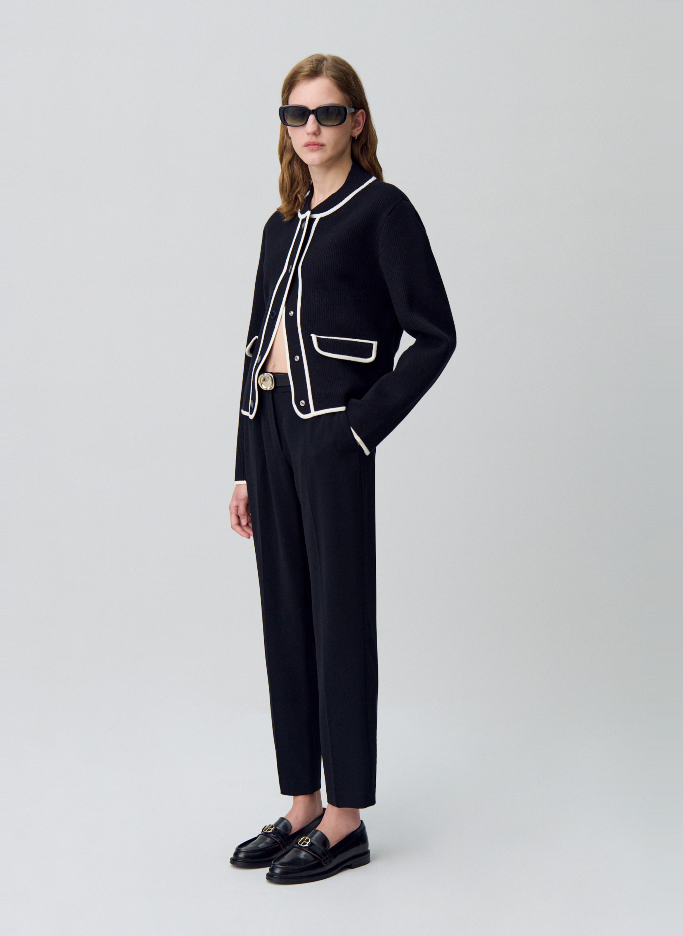 Pantalon droit CLAUDIE PIERLOT Bleu