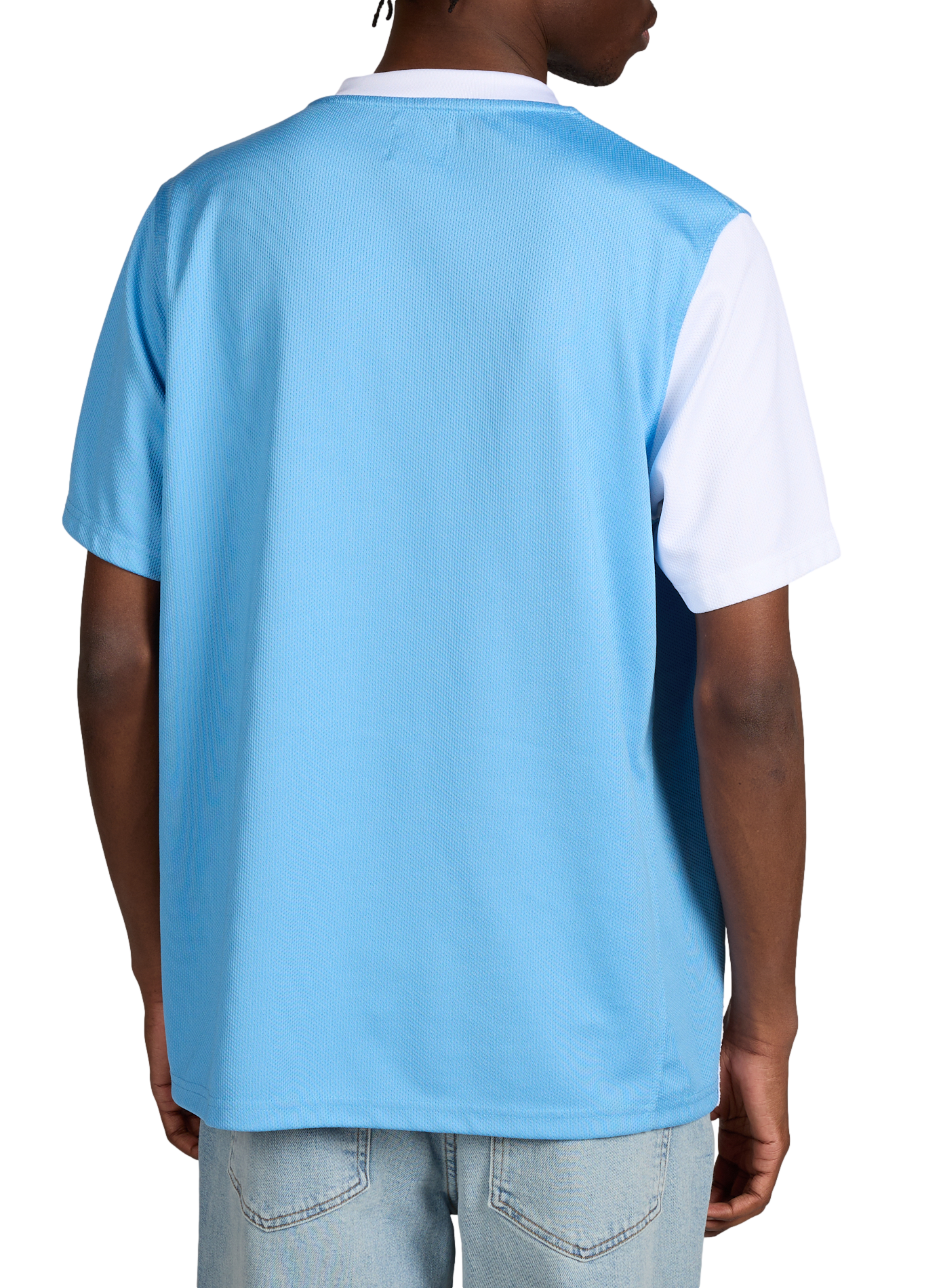Football T-shirt with bias seam separation ARTE ANTWERP Blue