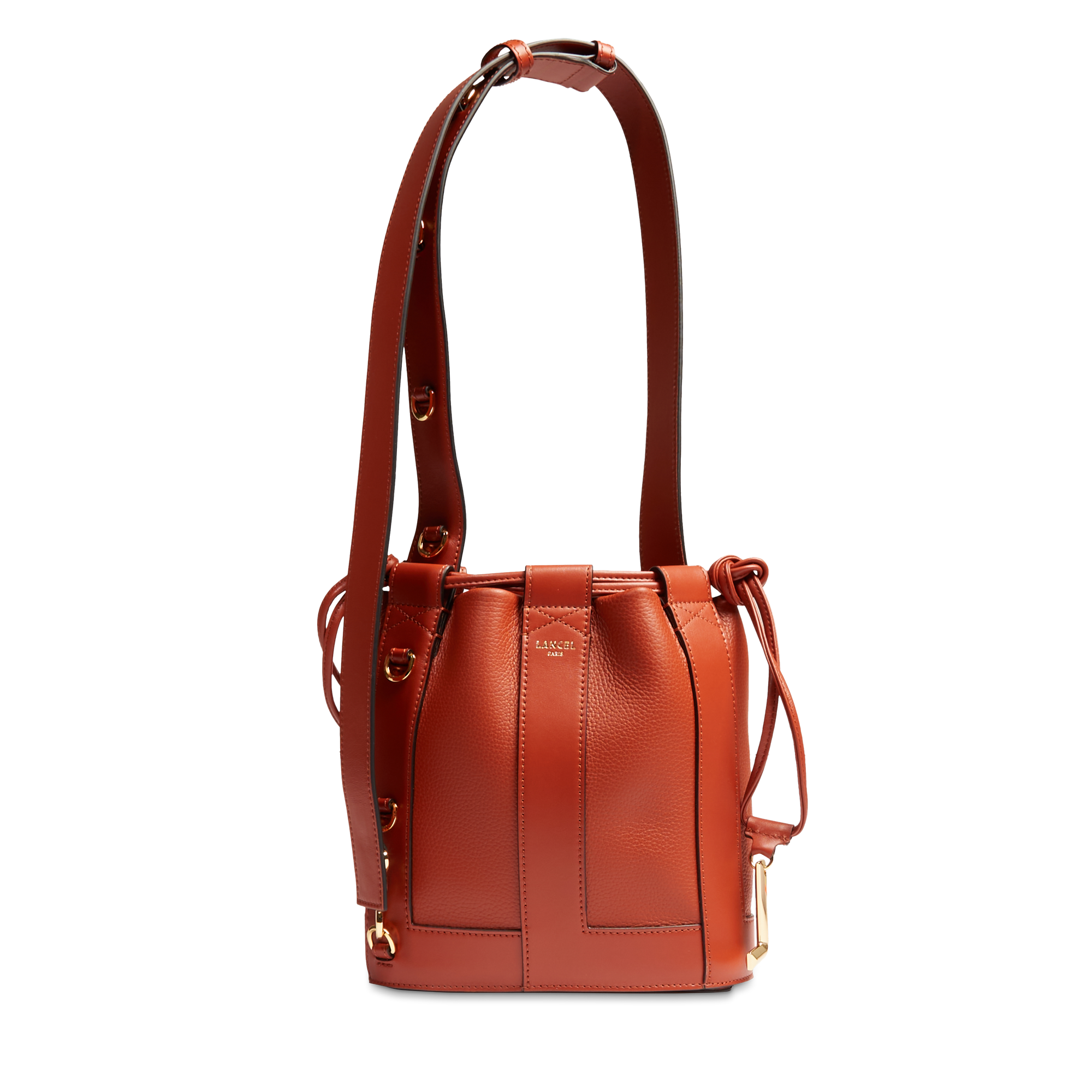 Lancel bucket bag in leather LANCEL Brown