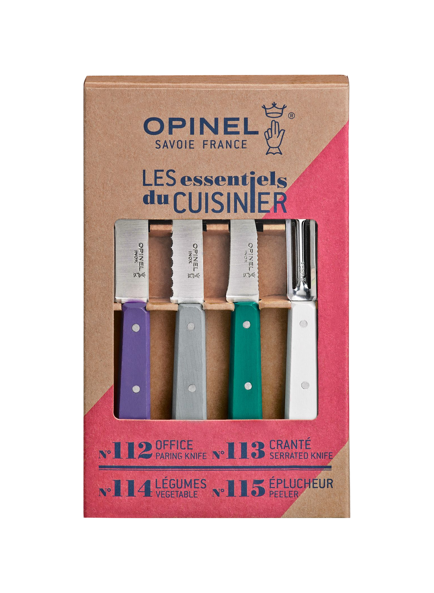 Coffret de 4 couteaux Les Essentiels OPINEL Multicolore