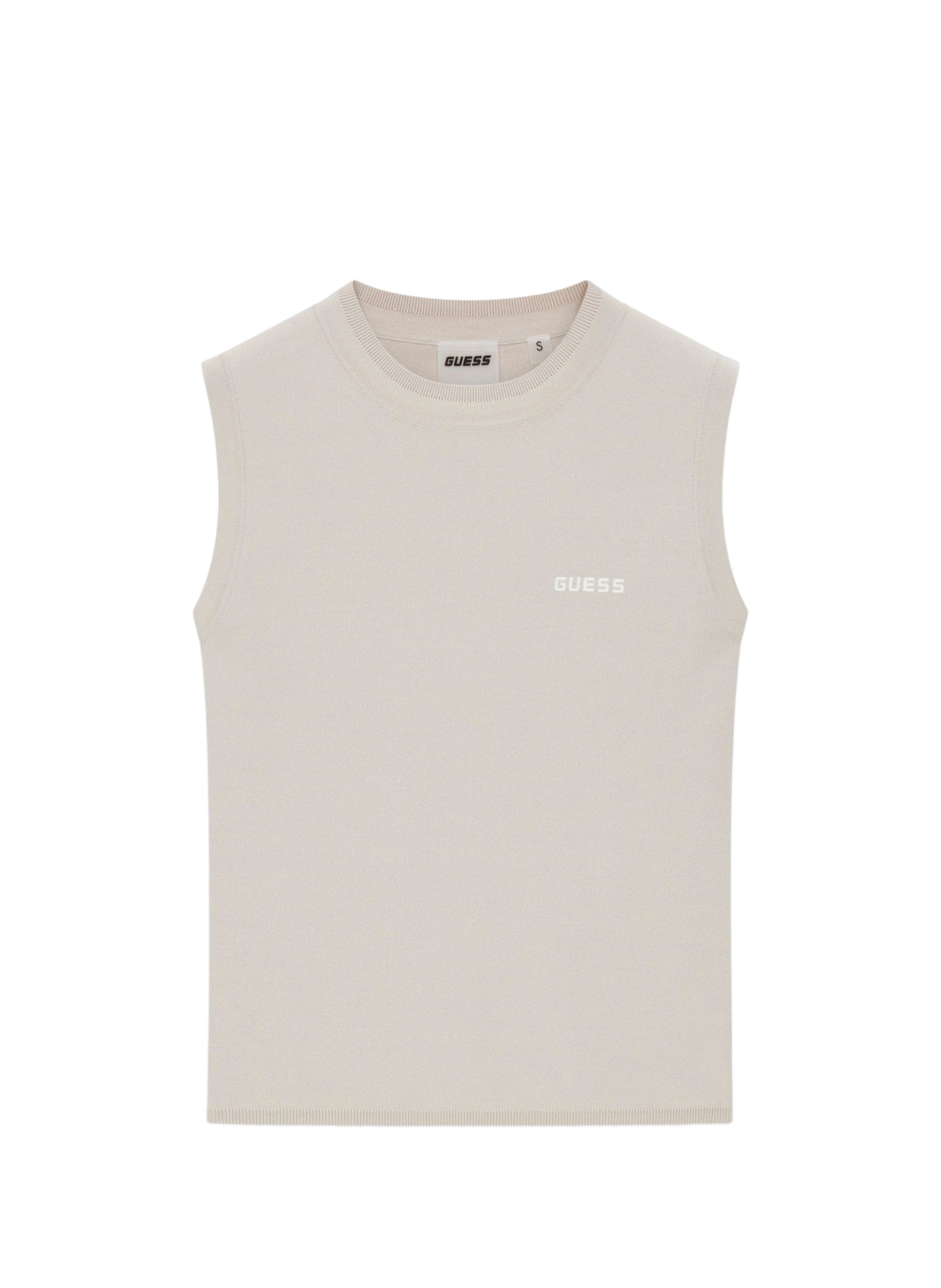 Rundhalsausschnitt Tanktop GUESS Beige