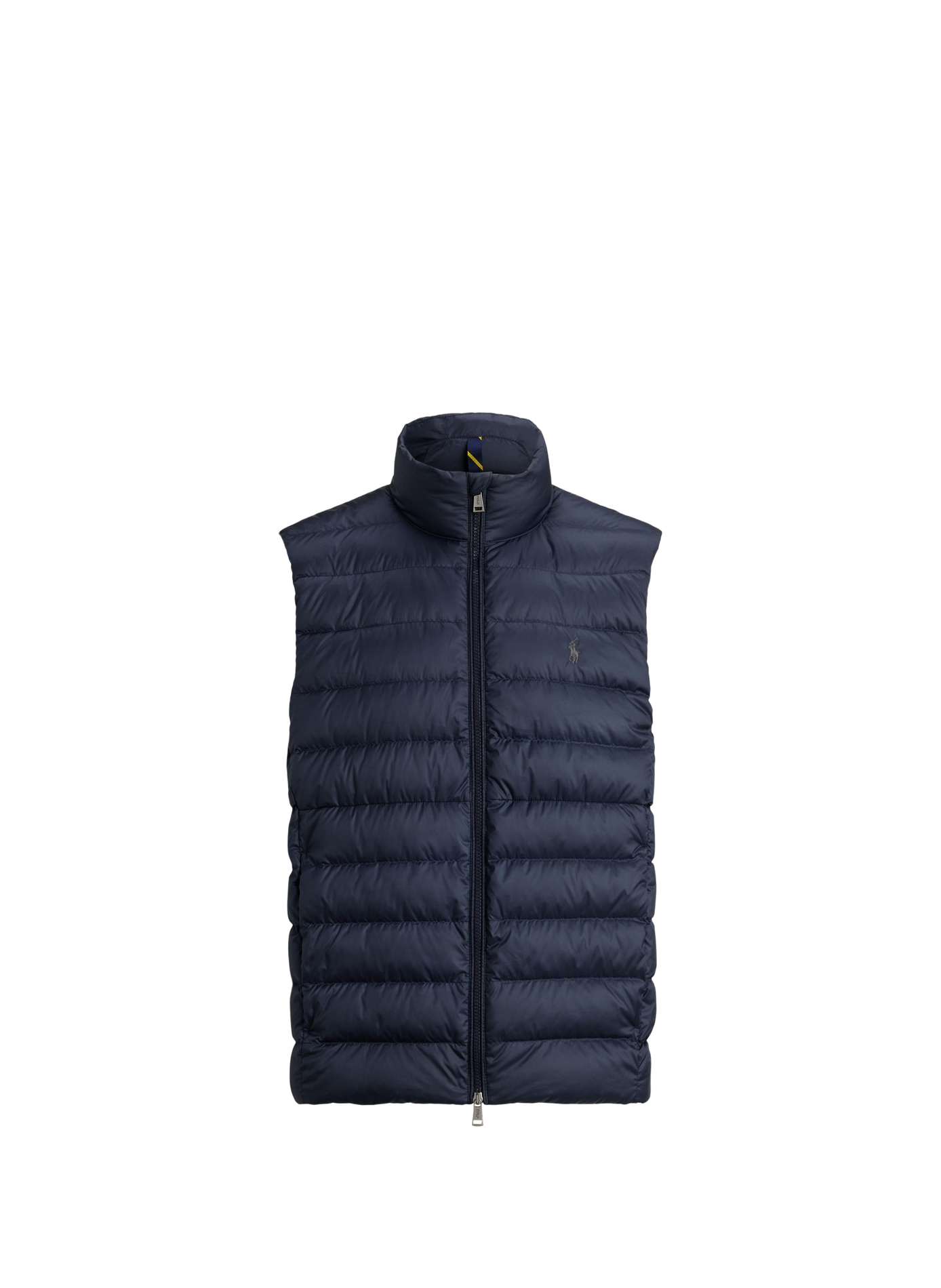 Sleeveless puffer jacket with high collar POLO RALPH LAUREN Blue