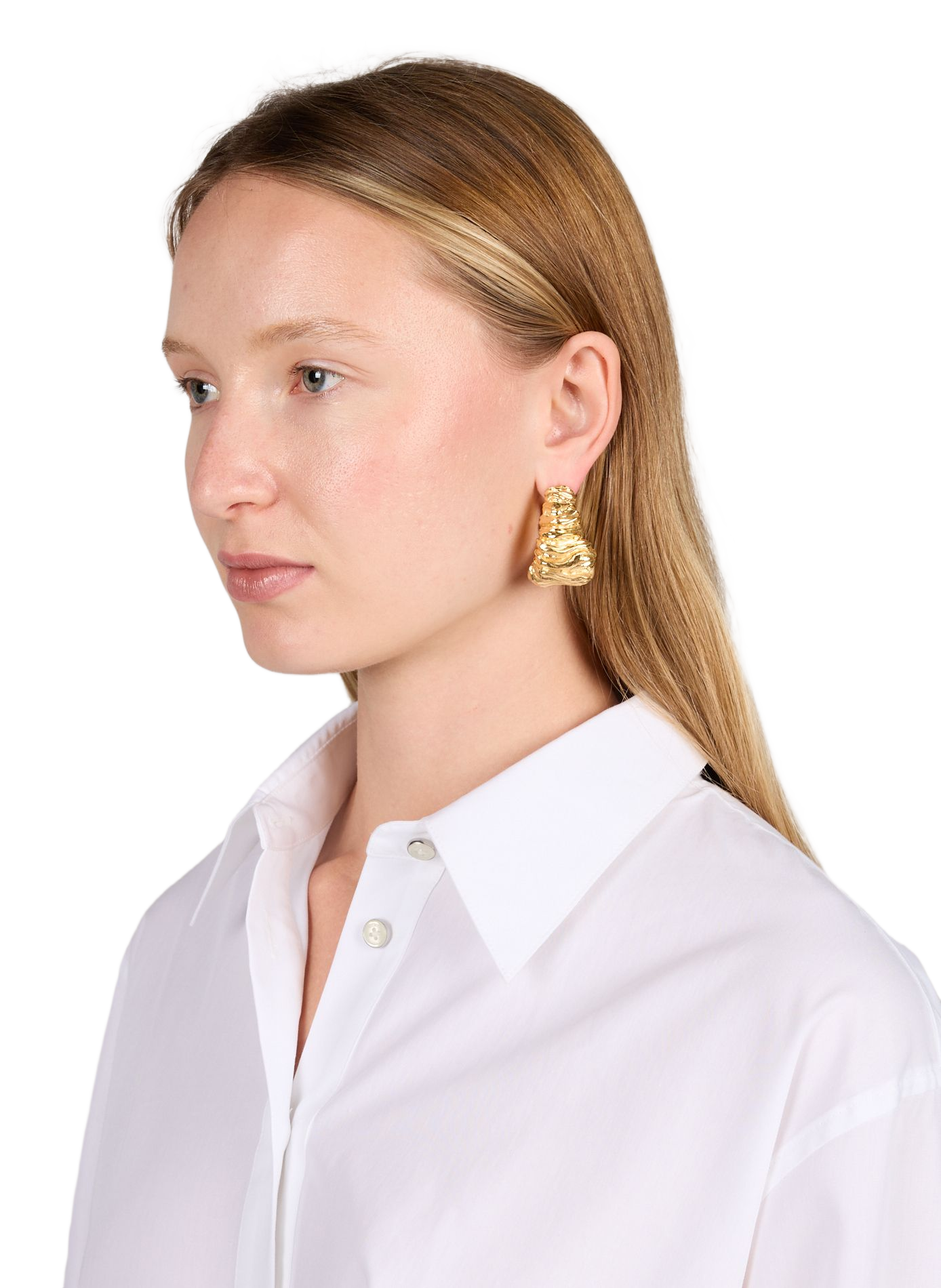 Boucles d'oreilles Coquillage JOANNA LAURA CONSTANTINE Doré