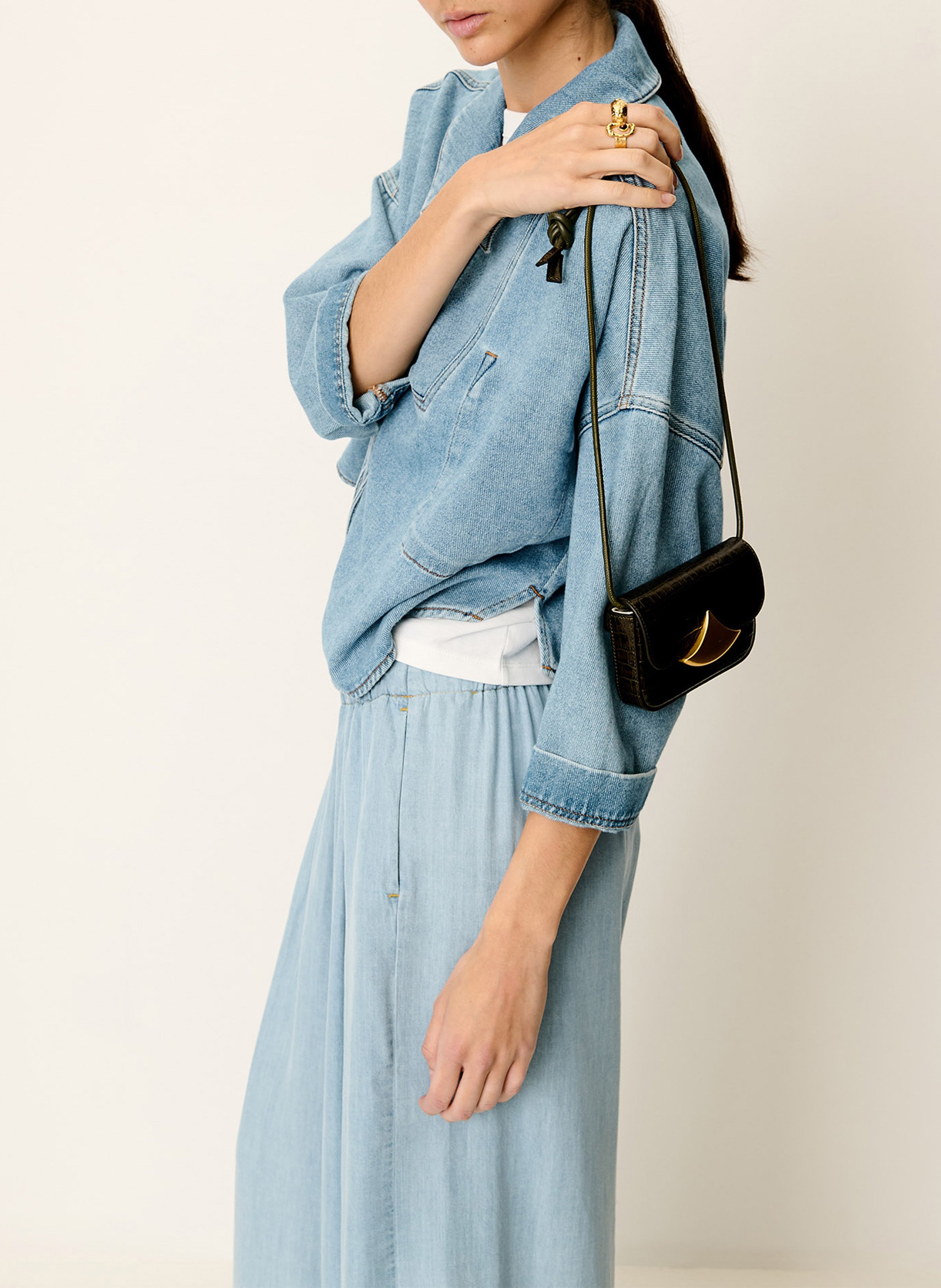 Pantalon large islanim SESSUN Bleu