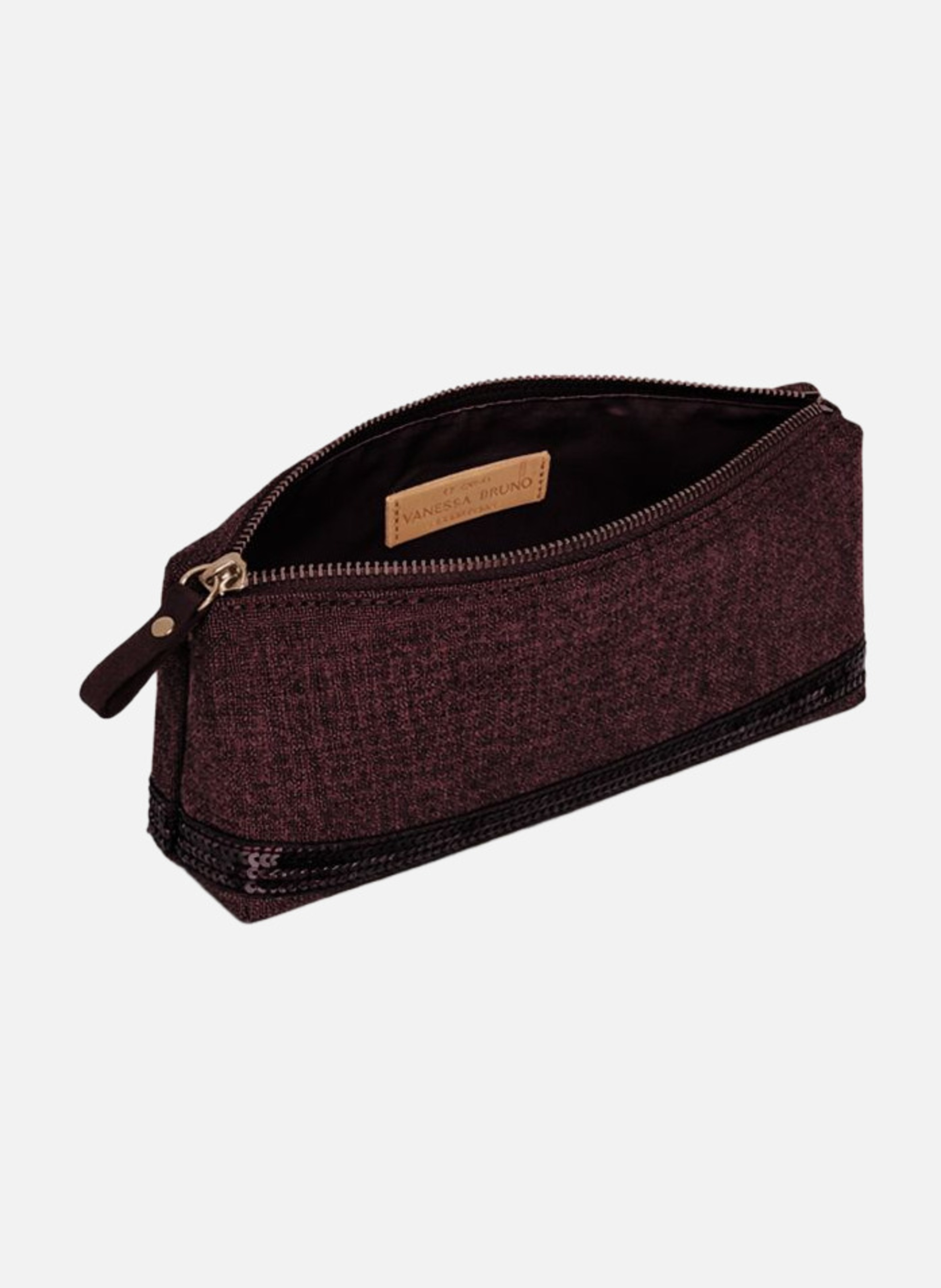 Trousse écolier en lin VANESSA BRUNO Violet