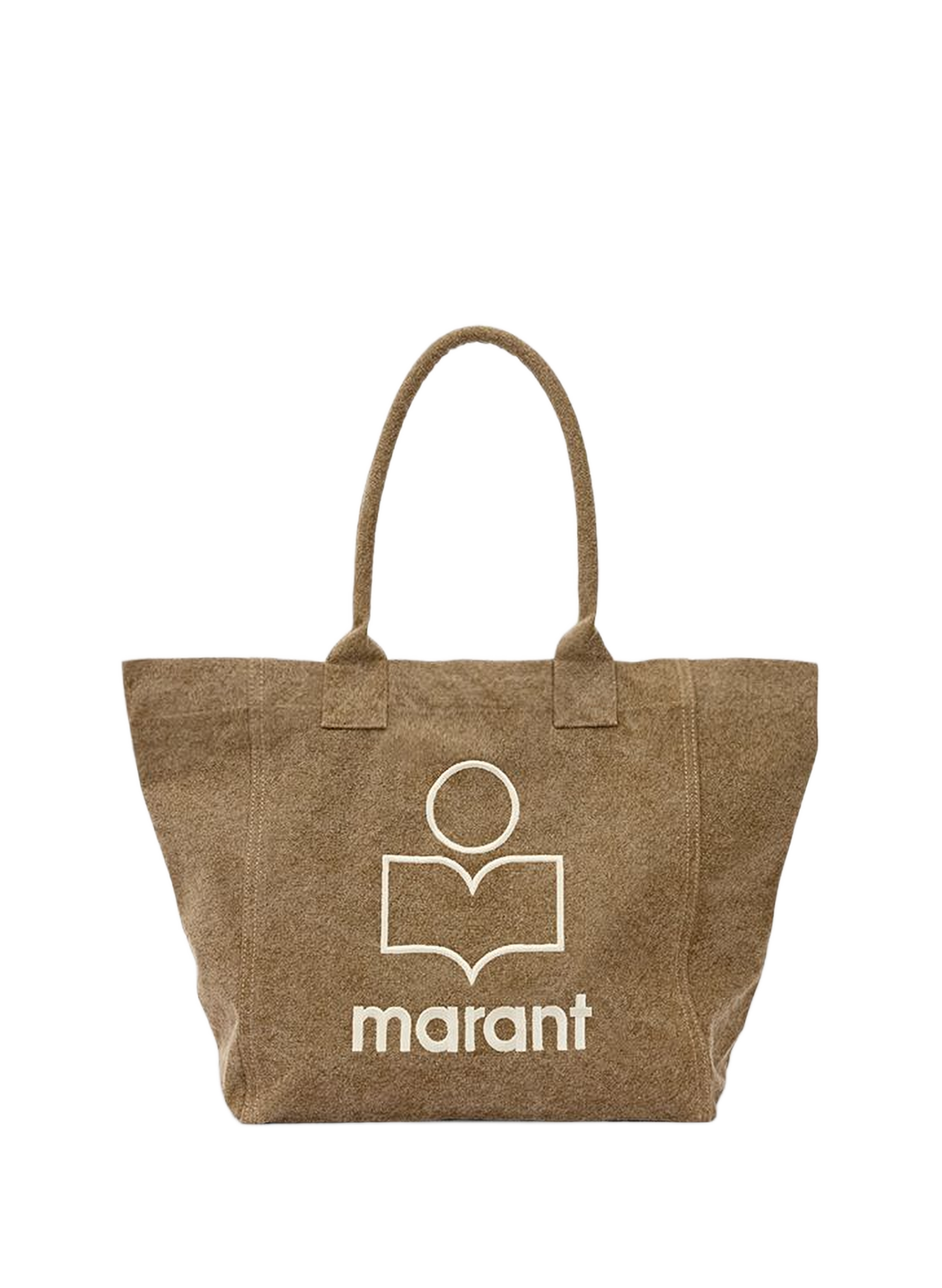 Sac cabas Yenky à logo en coton small  ISABEL MARANT Kaki