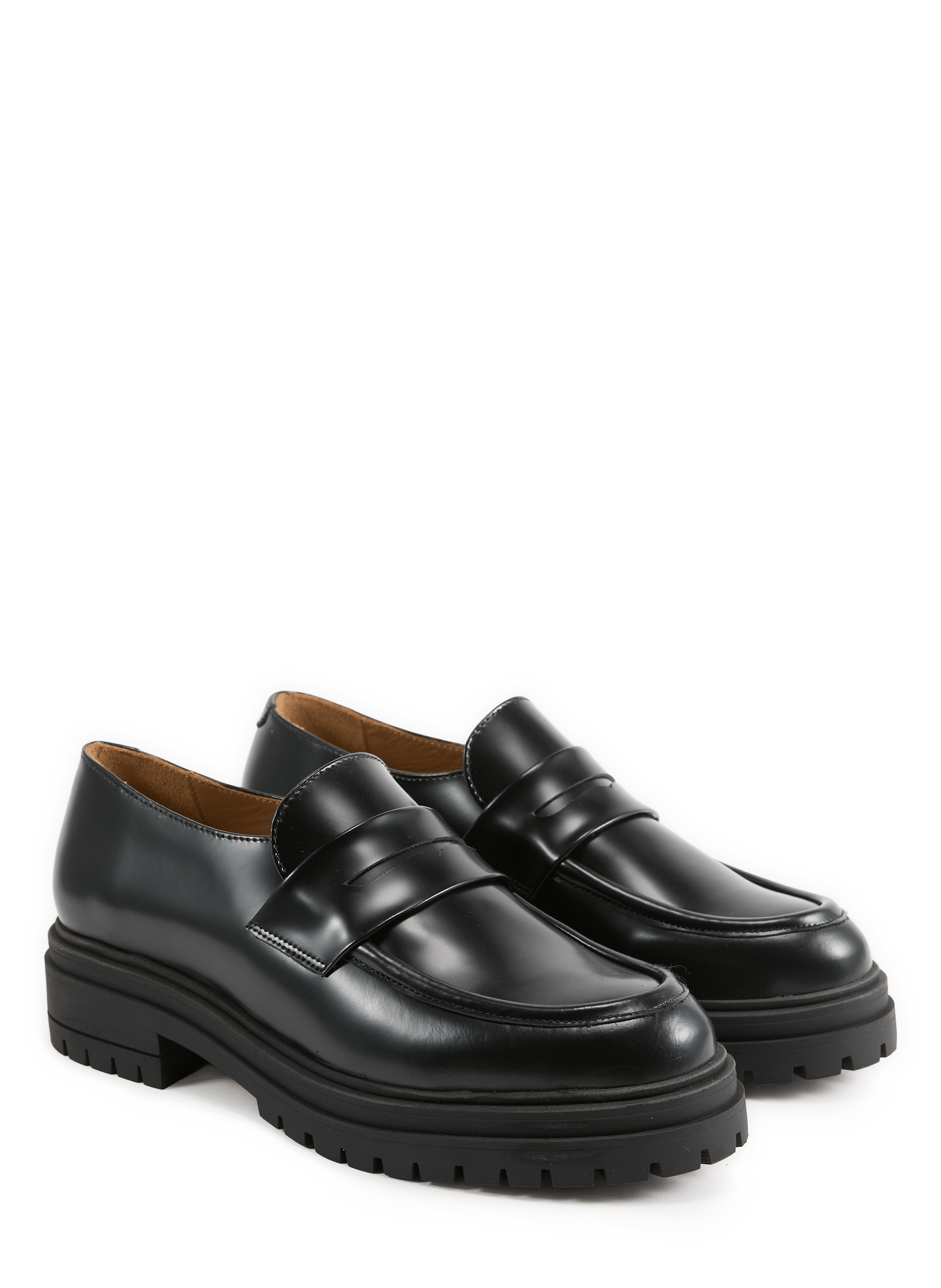 Leren mocassins BOBBIES Zwart