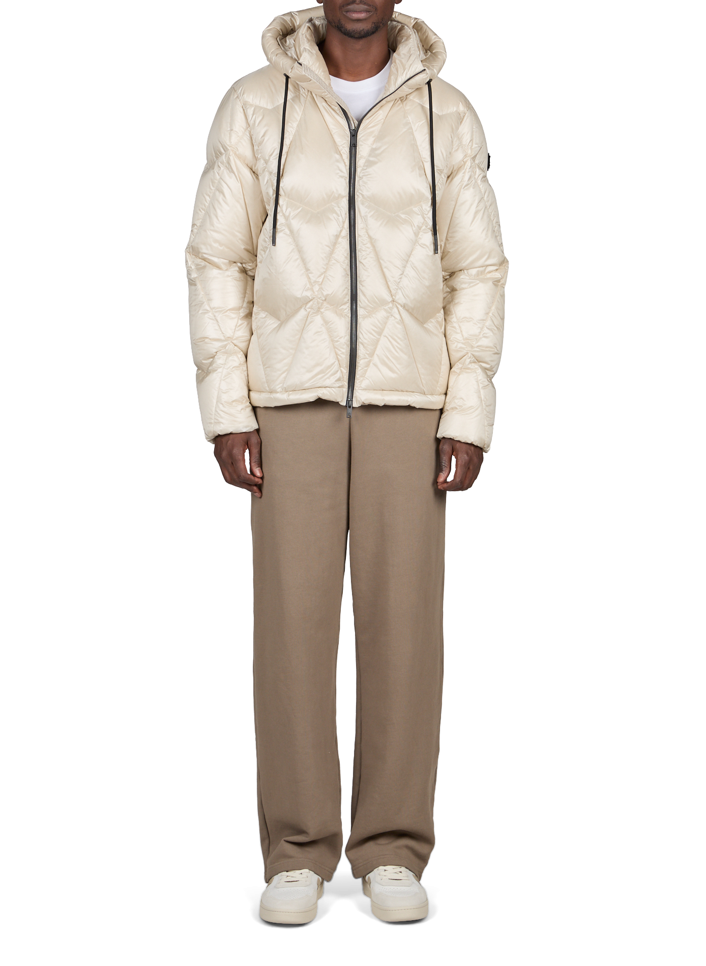 YUL mixed cotton sweatpants MOOSE KNUCKLES Beige