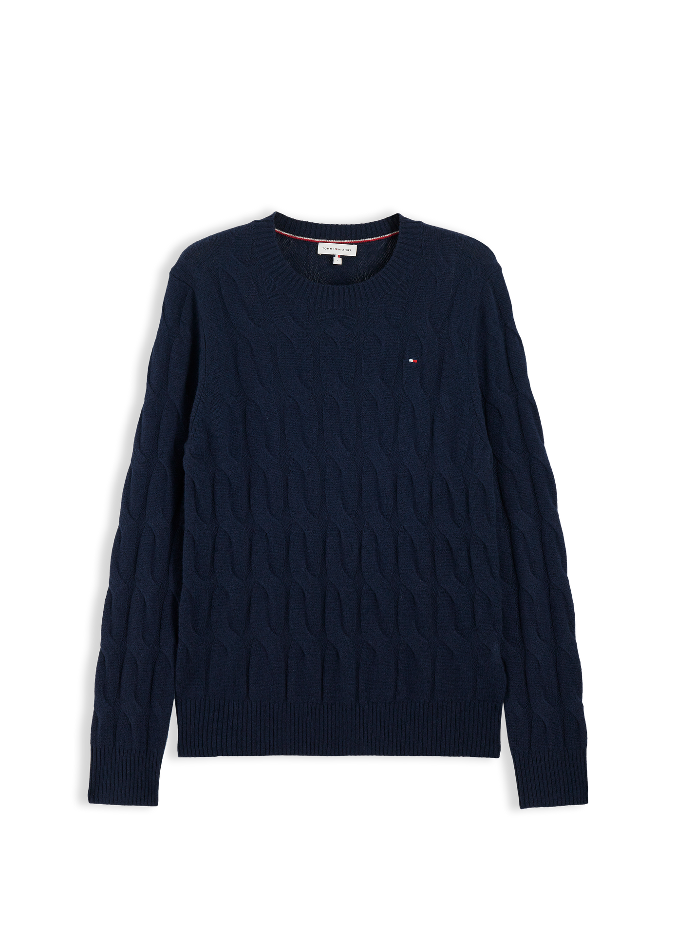 Cable-knit wool jumper TOMMY HILFIGER Blue