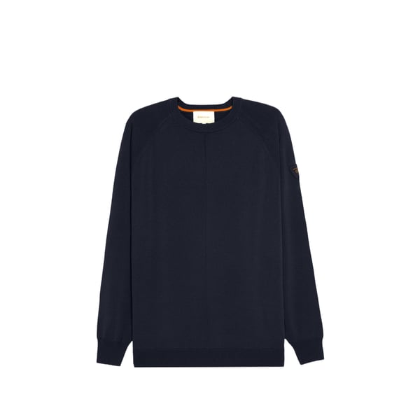 Pull Al droit col rond uni Pull Al droit col rond uni