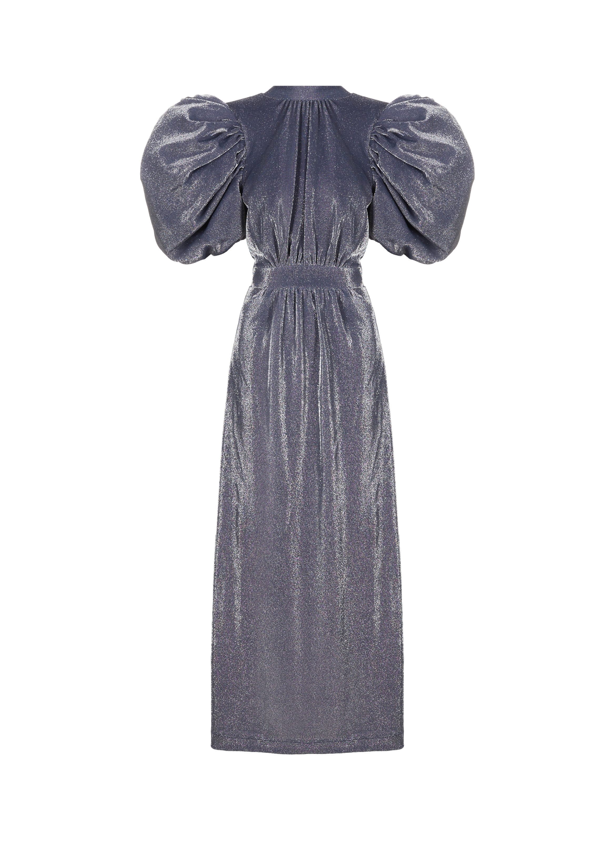 Robe en nylon métallisé