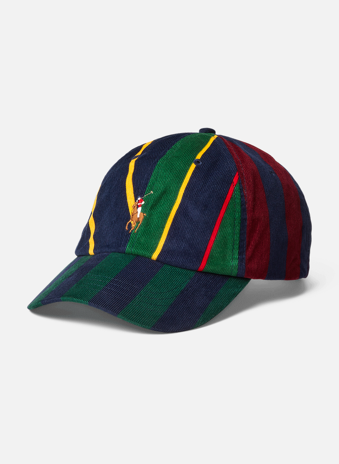 قبعة POLO RALPH LAUREN مصنوعة من القطن المضلع
