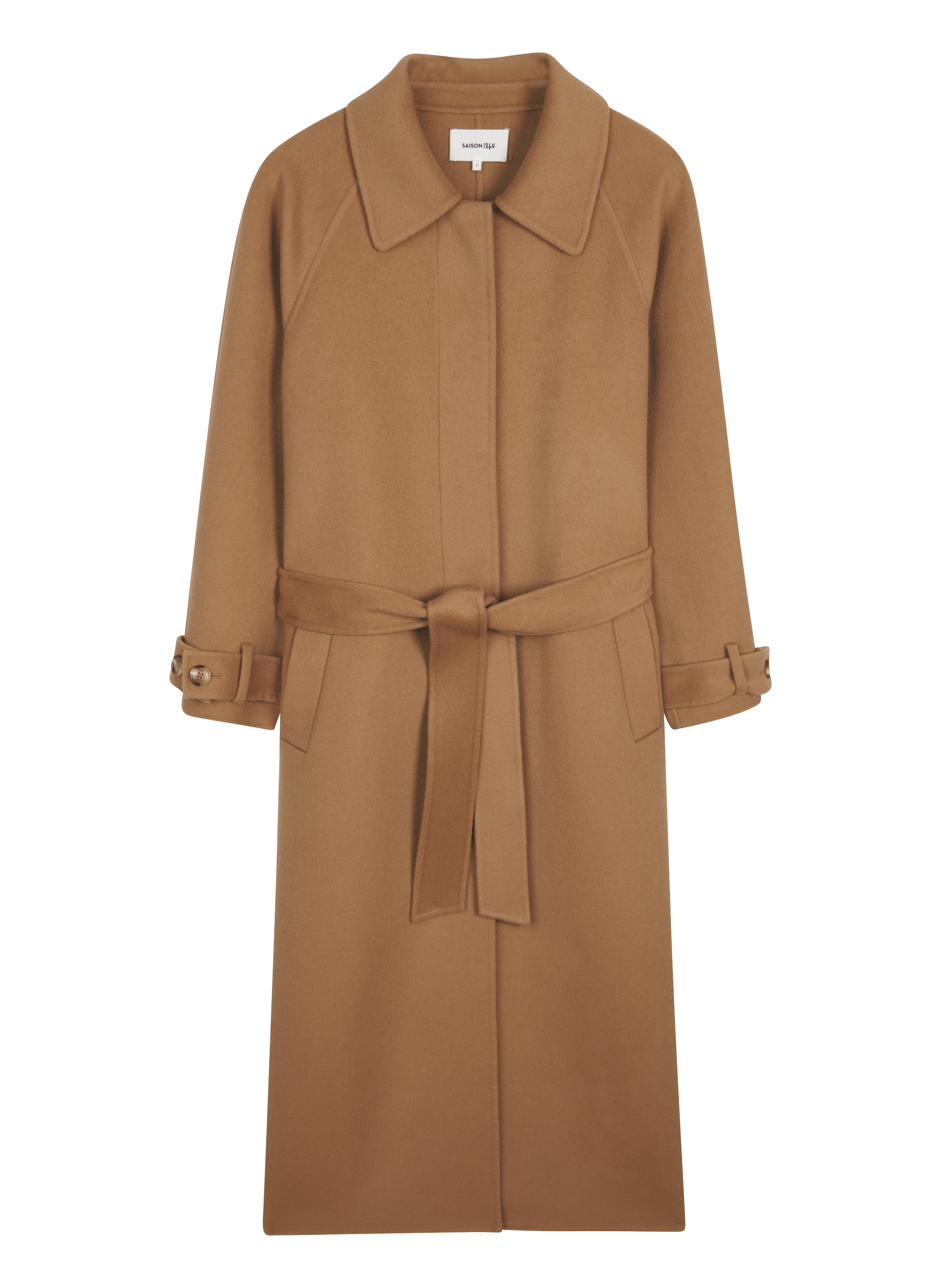 Sara wool-blend coat SAISON 1865 Brown