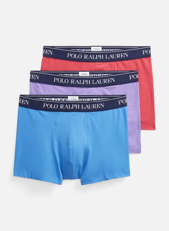 POLO RALPH LAUREN Lot de trois boxers en coton Multicolore