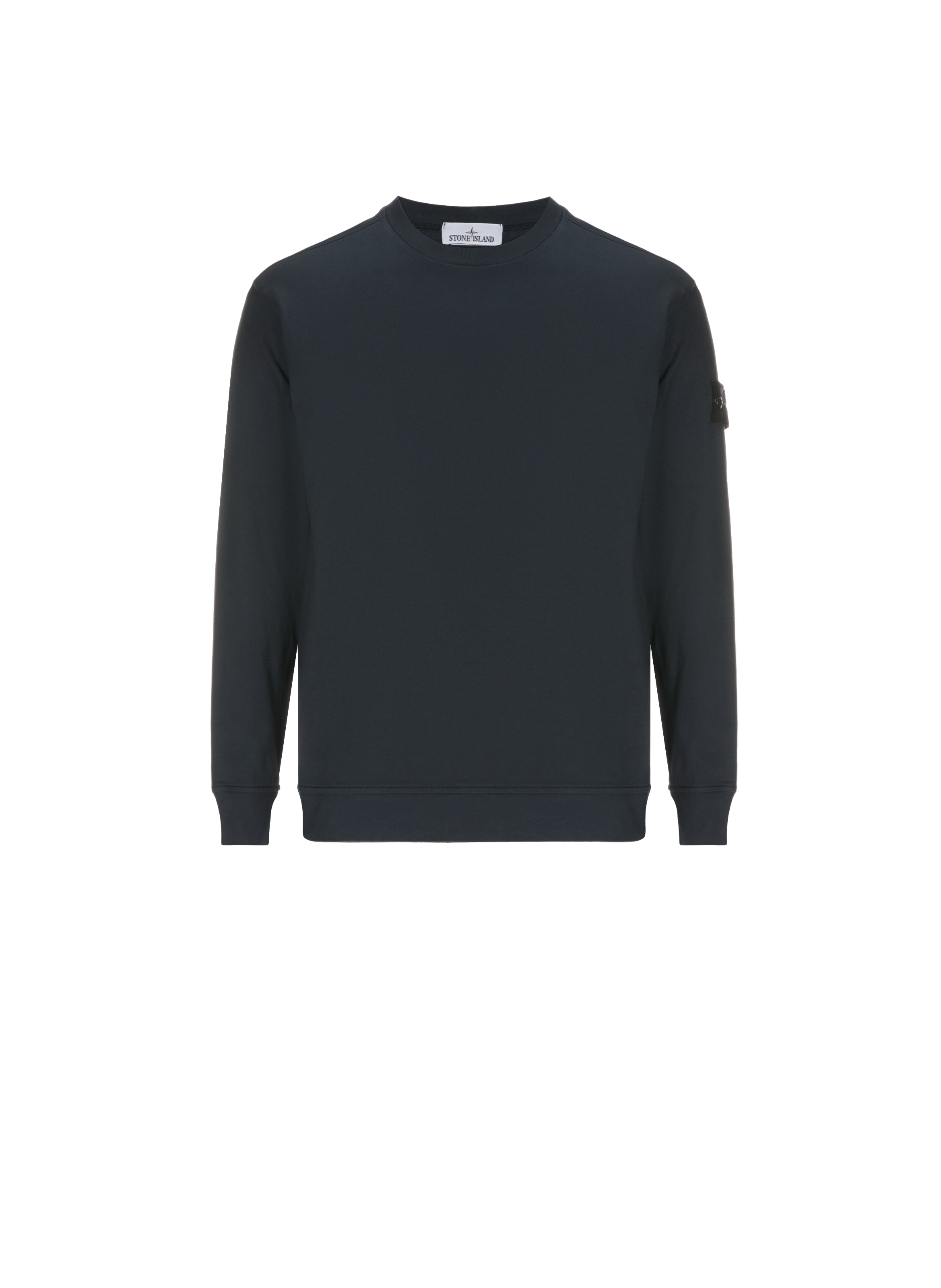 STONE ISLAND Cotton sweatshirt Blue