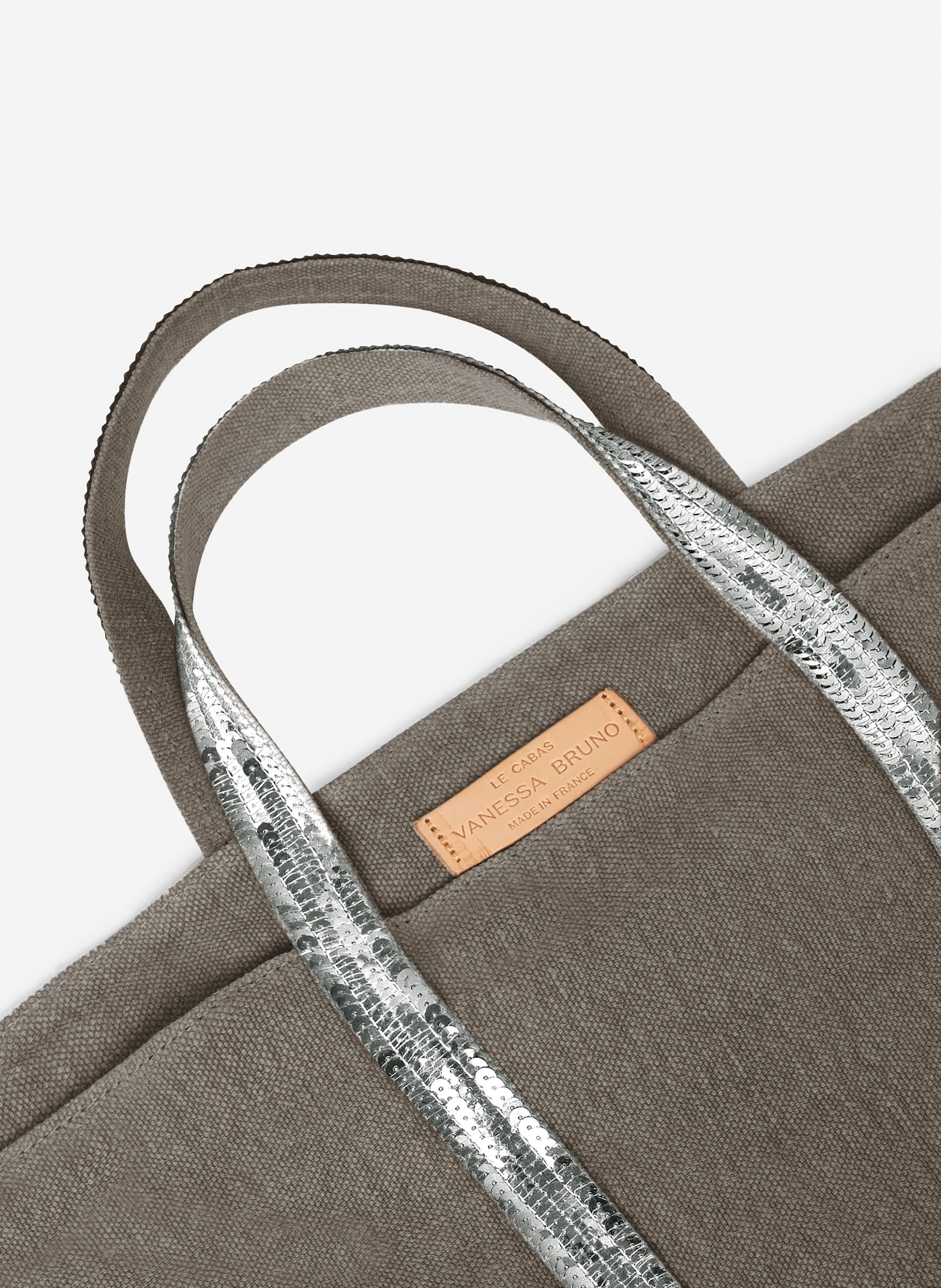 Cabas m en lin VANESSA BRUNO Gris