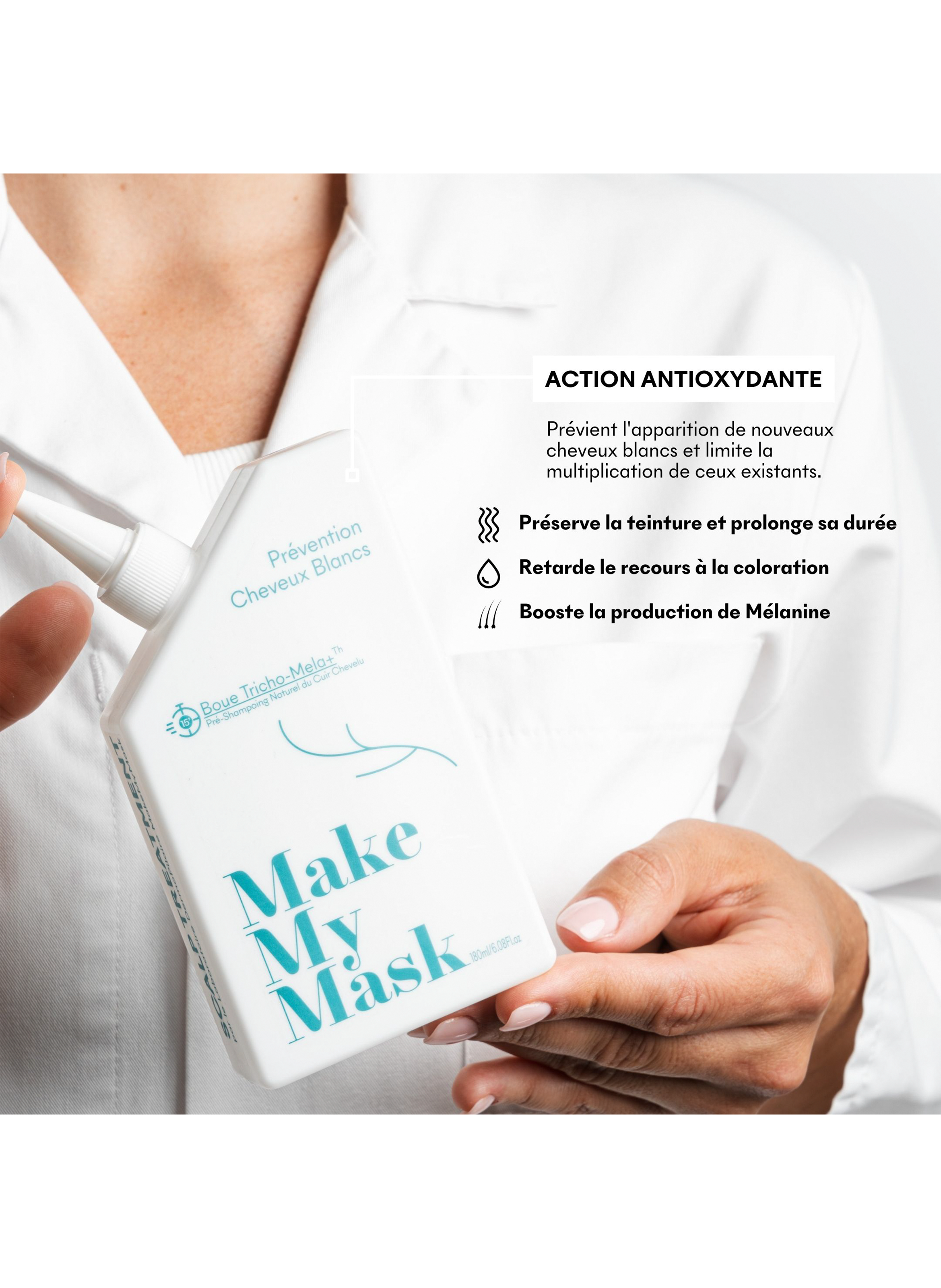 Tricho-Mela Mud and Anti-Aging MAKE MY MASK No color