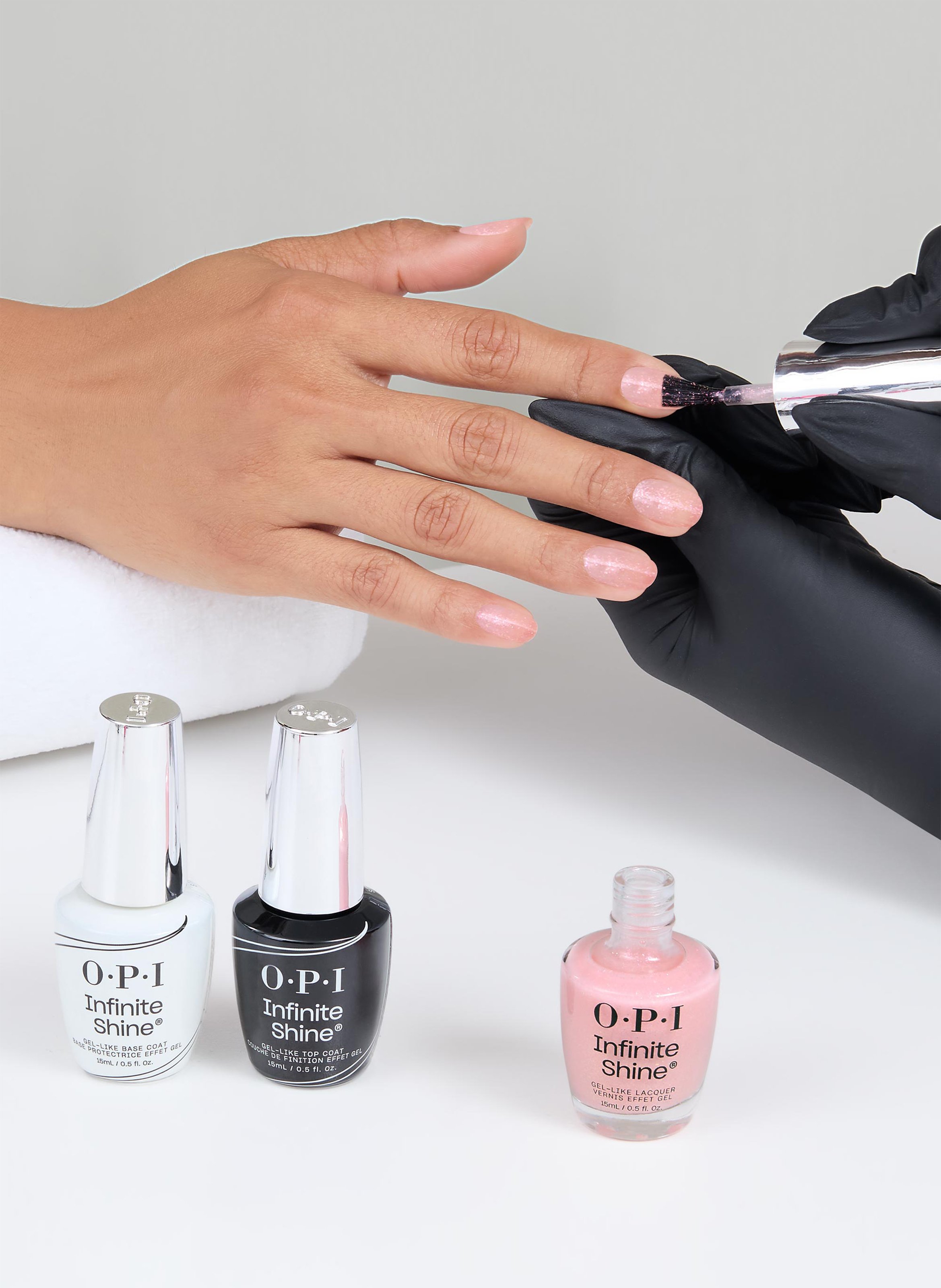 Long-lasting gel effect nail polish OPI Isl160