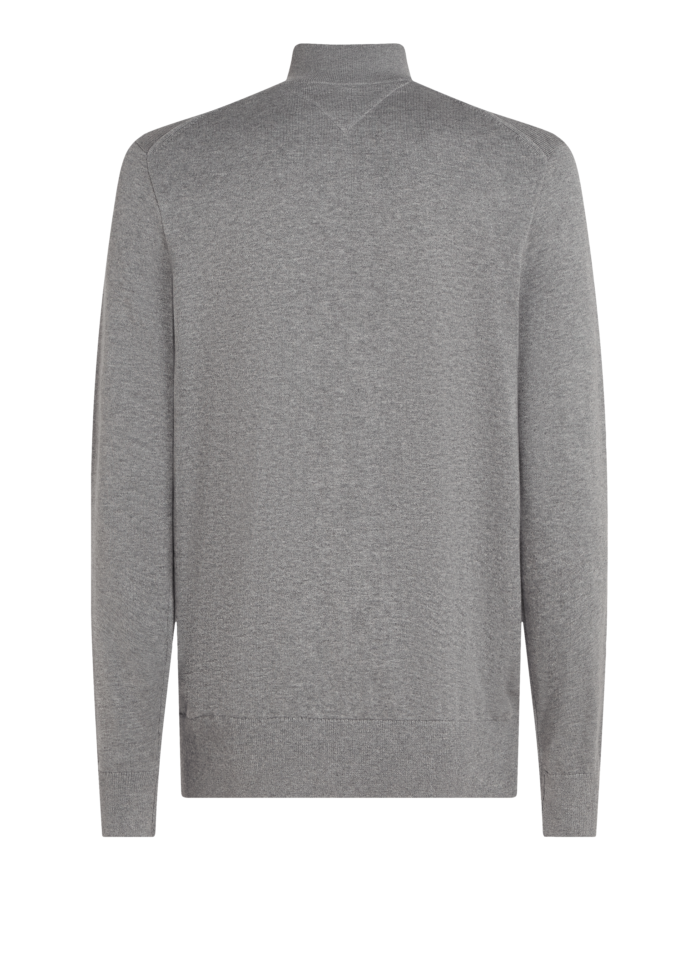 Zip-up sweater with funnel neck TOMMY HILFIGER Grey