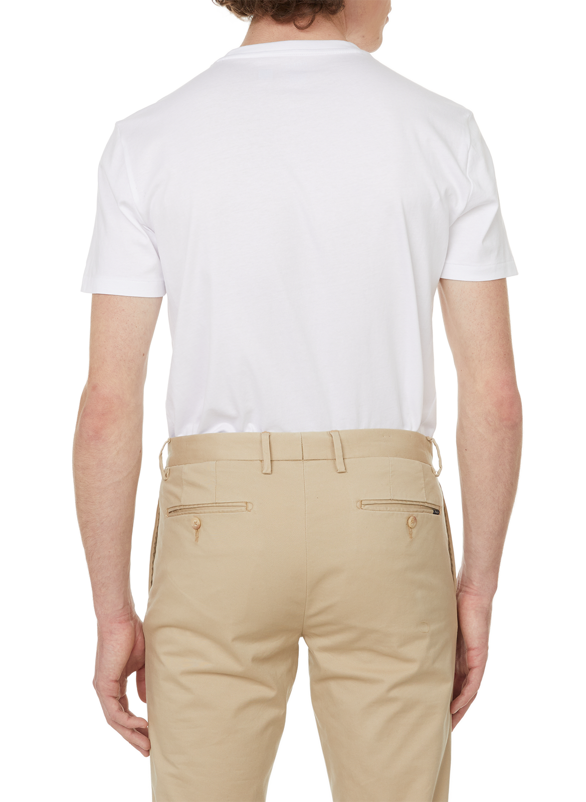 Slim cotton T-shirt White