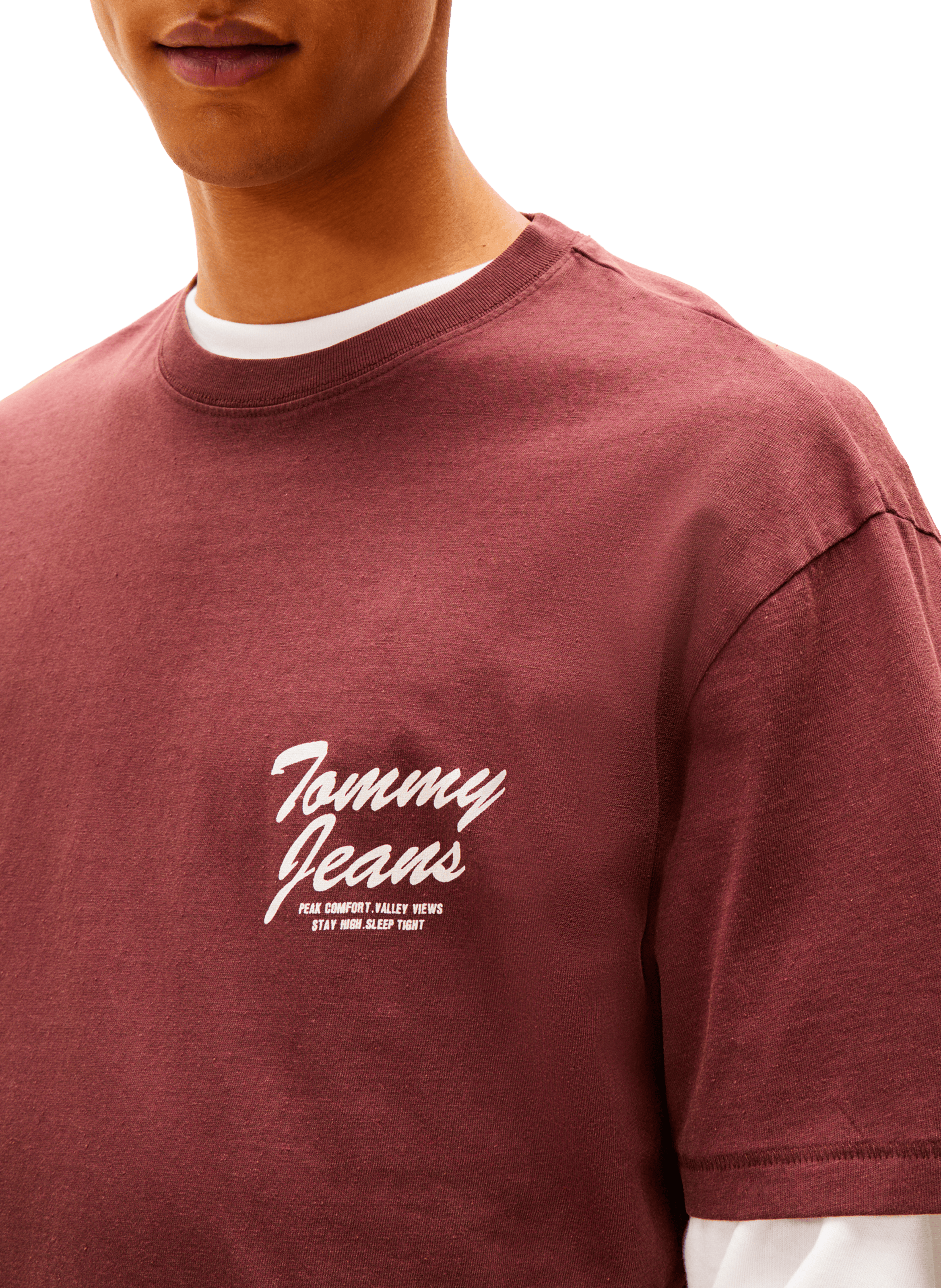 Classic Cotton T-Shirt TOMMY HILFIGER Brown