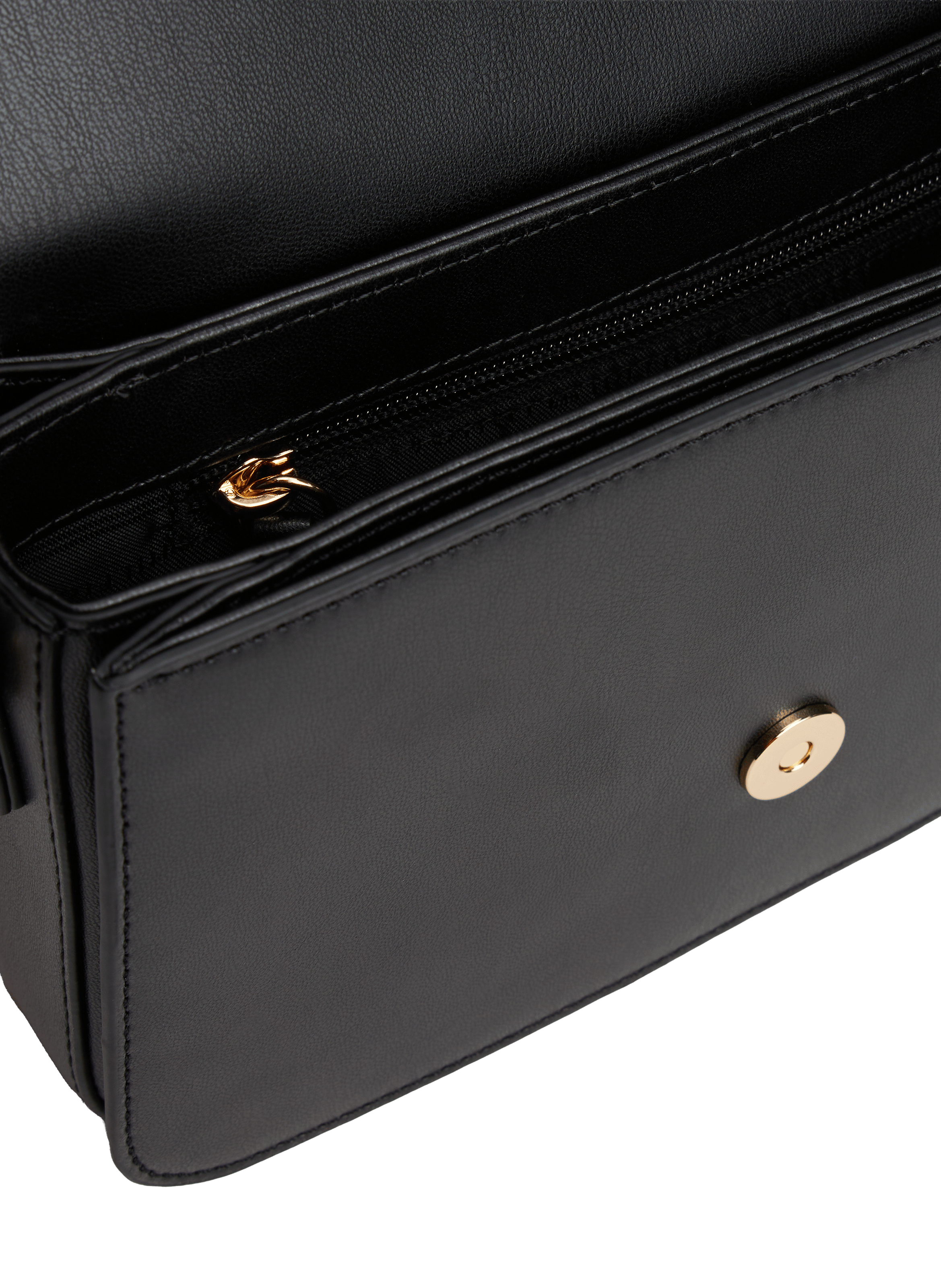 Sac bandoulière à rabat  TOMMY HILFIGER Noir