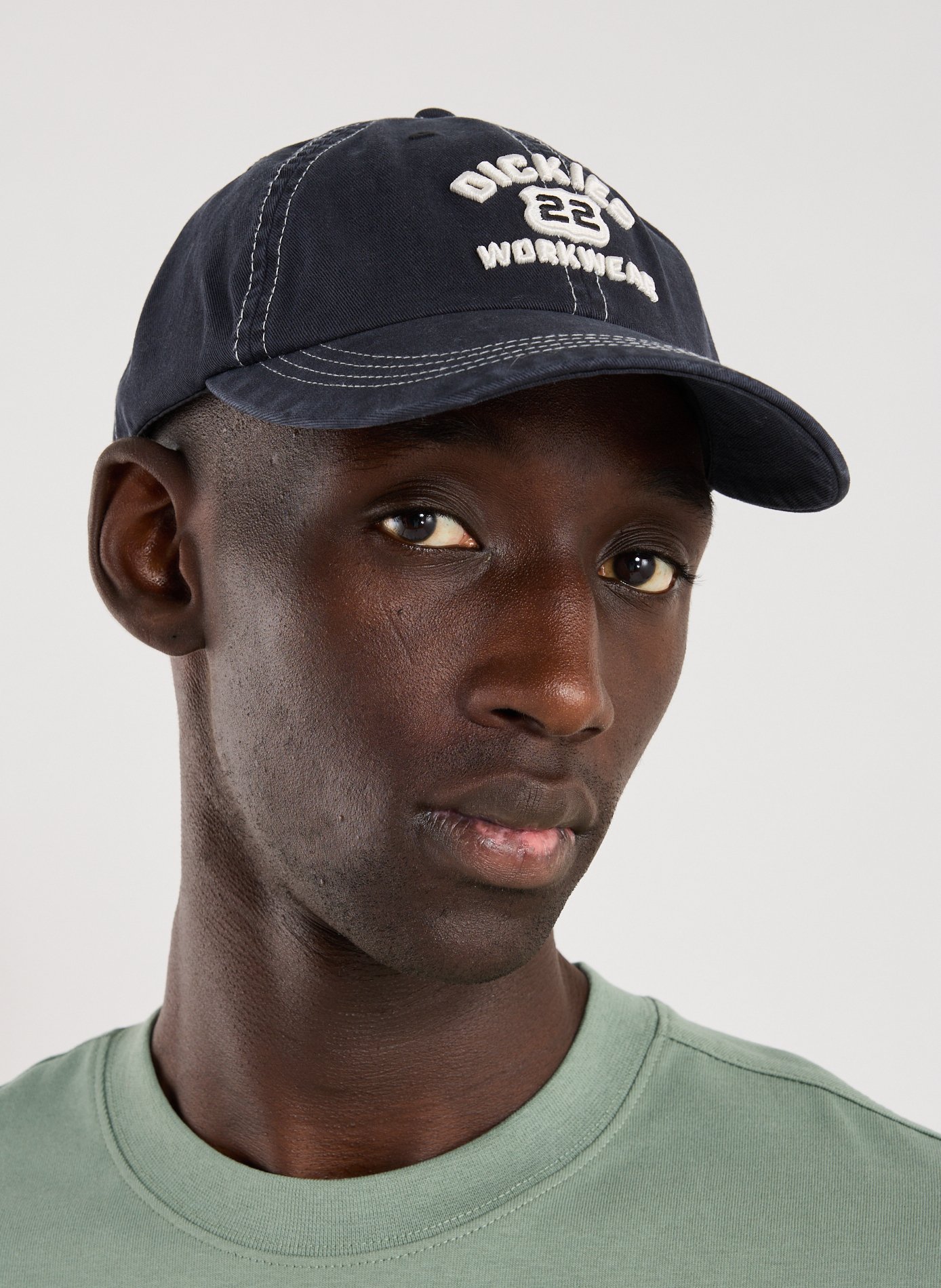 Cotton cap with pattern DICKIES Black