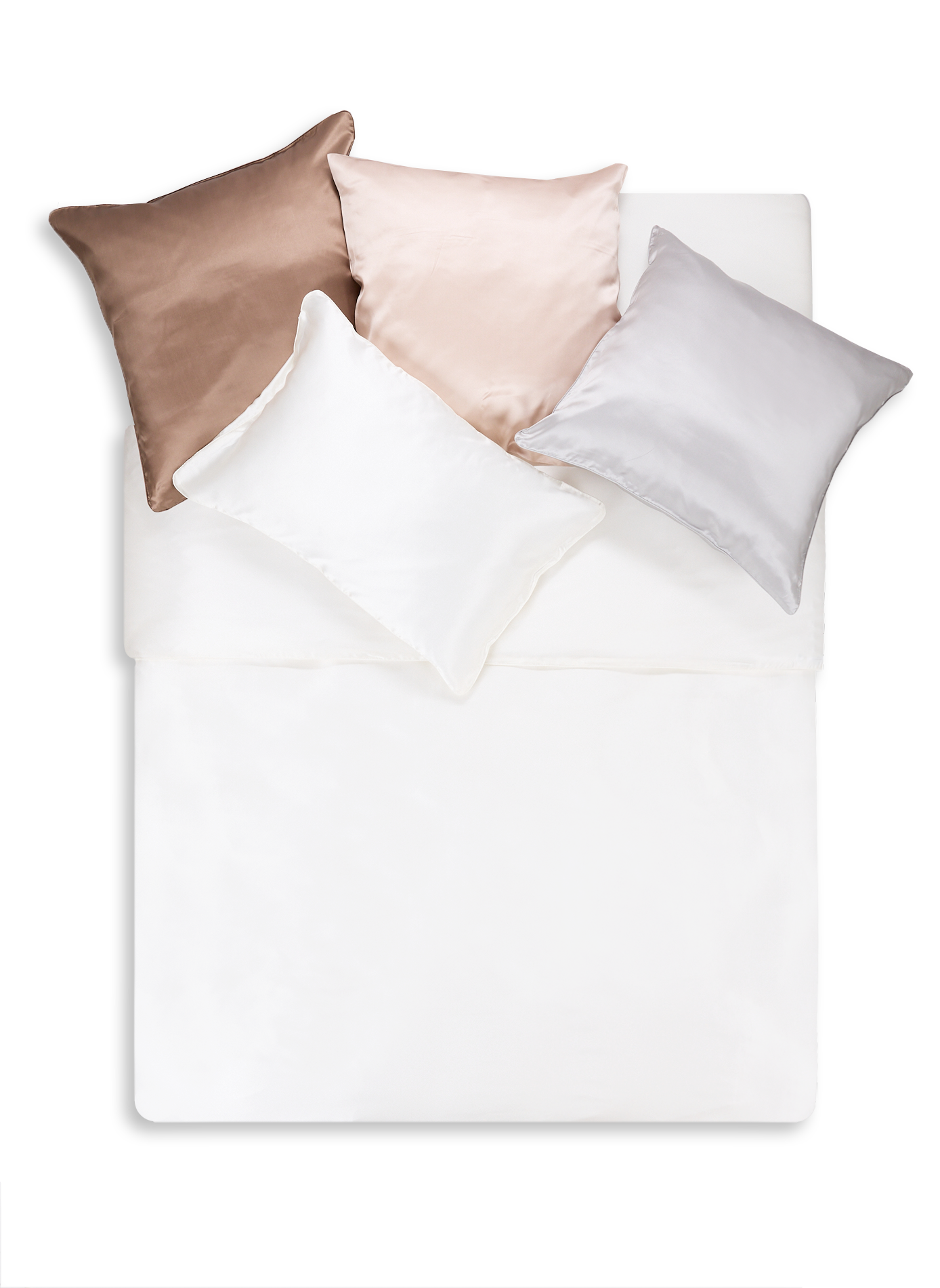Silk duvet cover AU PRINTEMPS PARIS White
