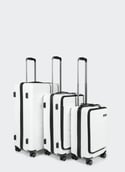 Assortment of 3 luggage - Luggage  Blanc