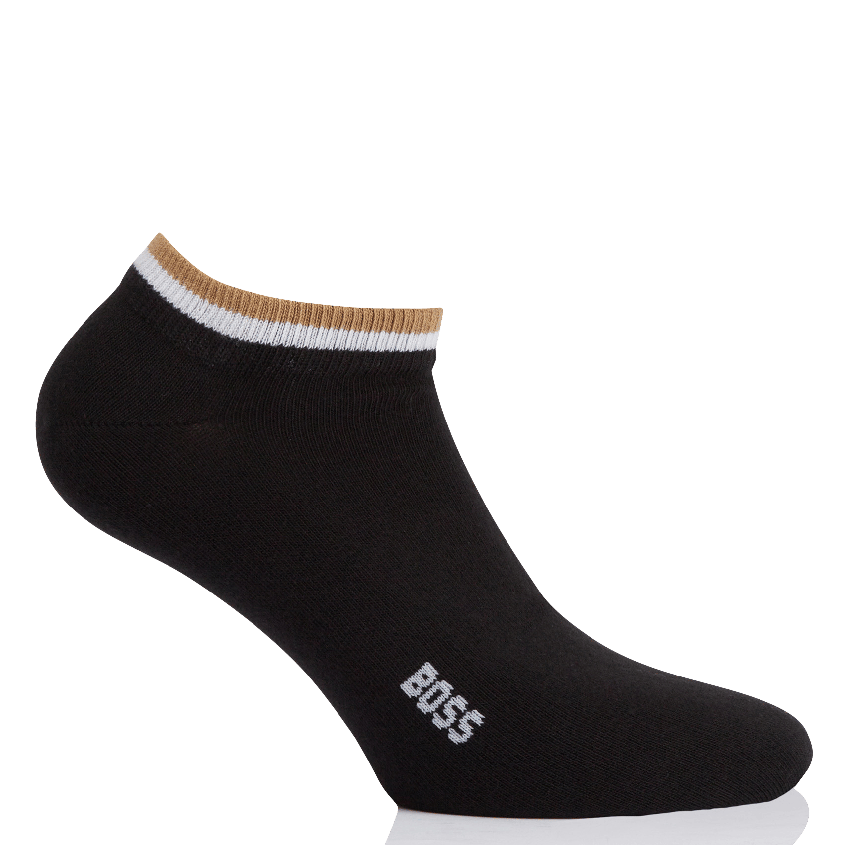 Lot de deux paires de chaussettes en coton mélangé BOSS Noir