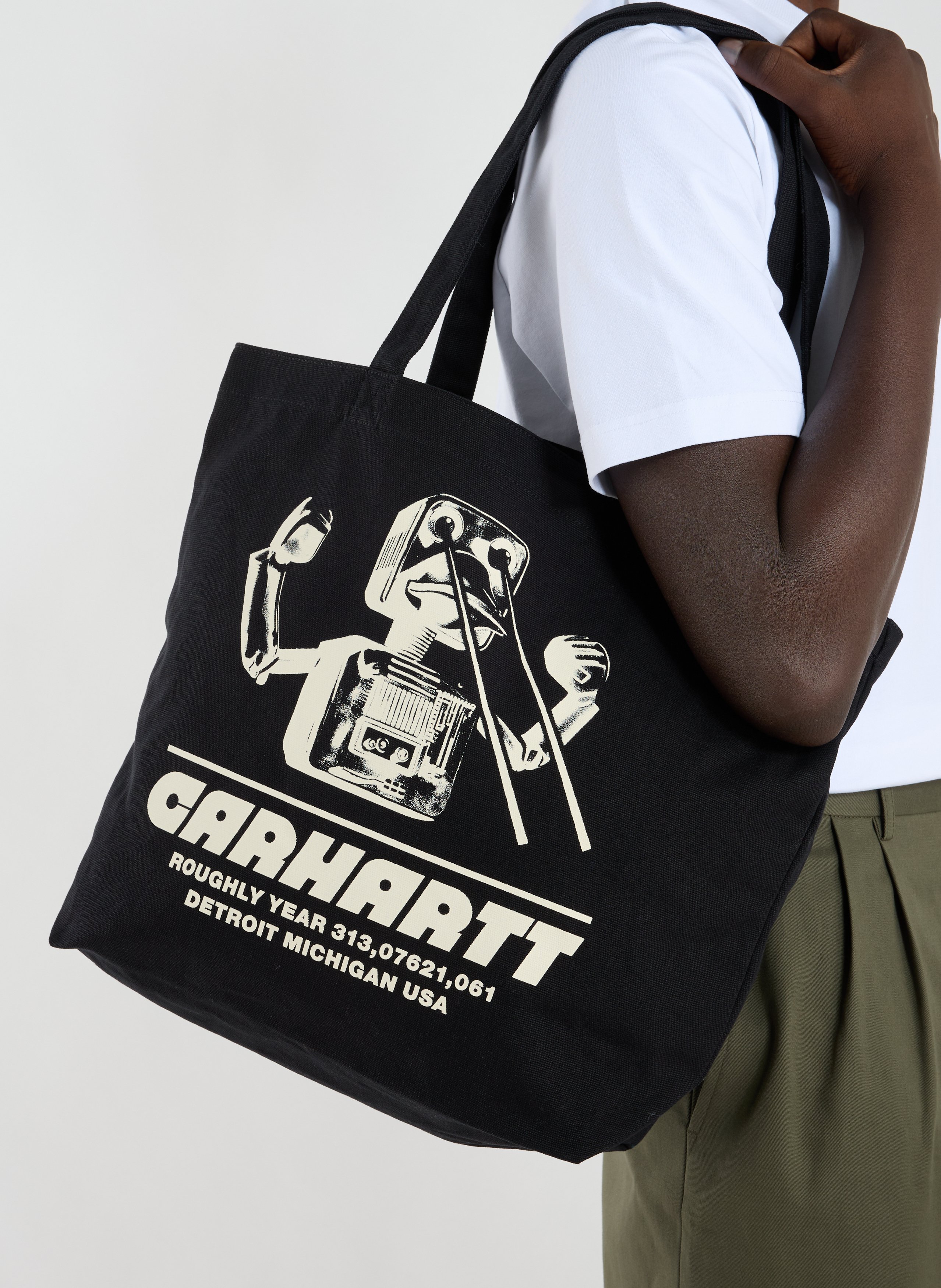 Sac tote bag en coton  CARHARTT WIP Noir