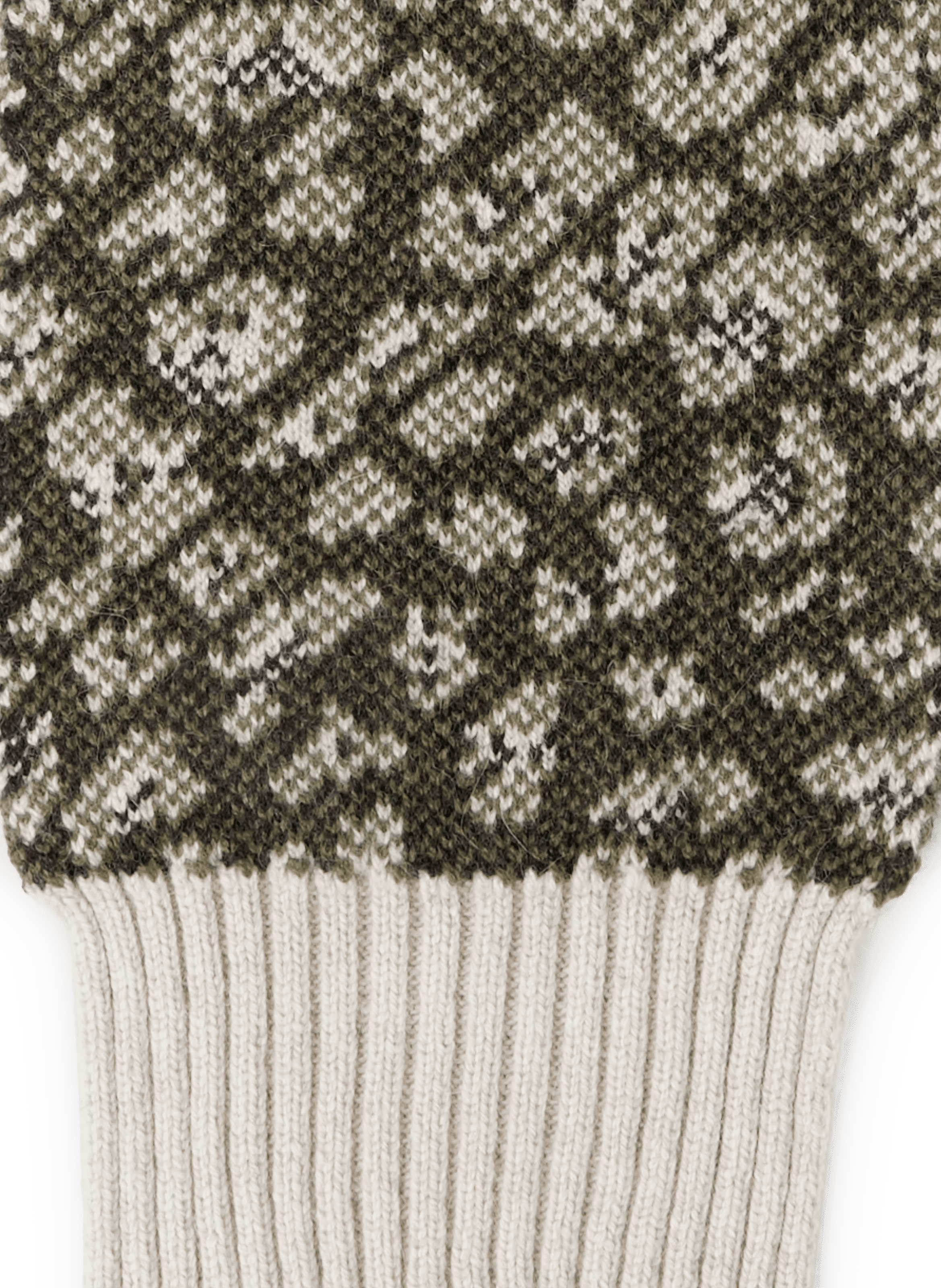 Echarpe léopard en laine et angora MACKIE Multicolore