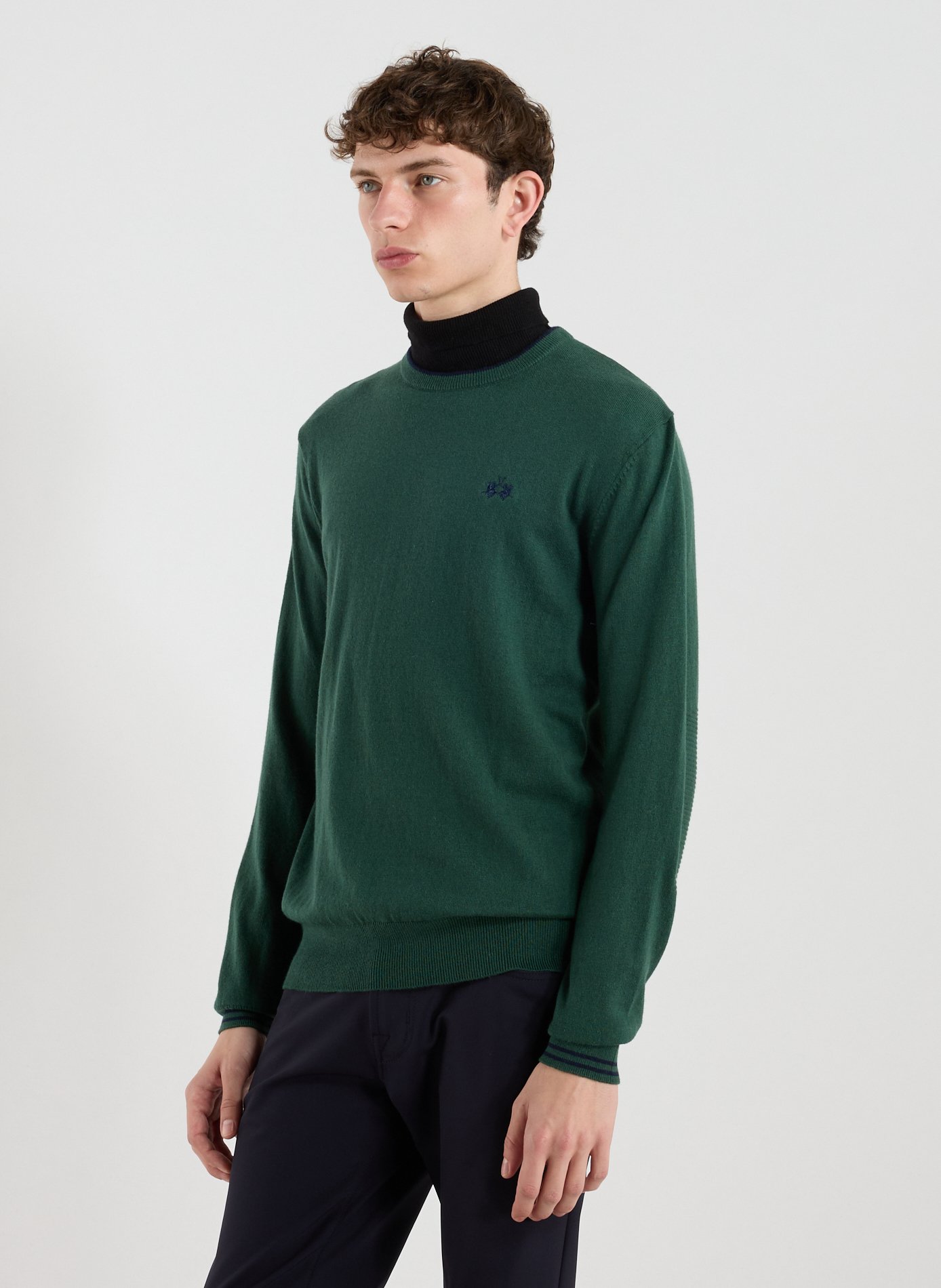 LA MARTINA Cotton-blend jumper Green