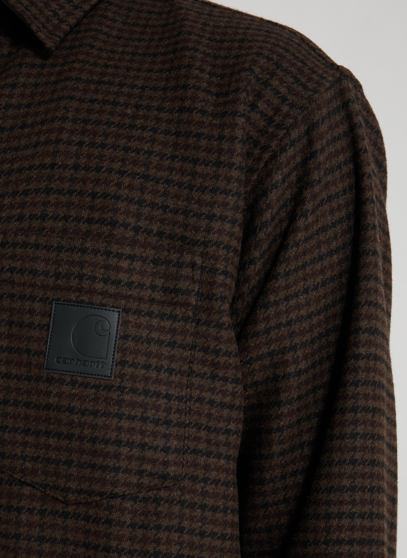 Wool-blend shirt CARHARTT WIP Brown