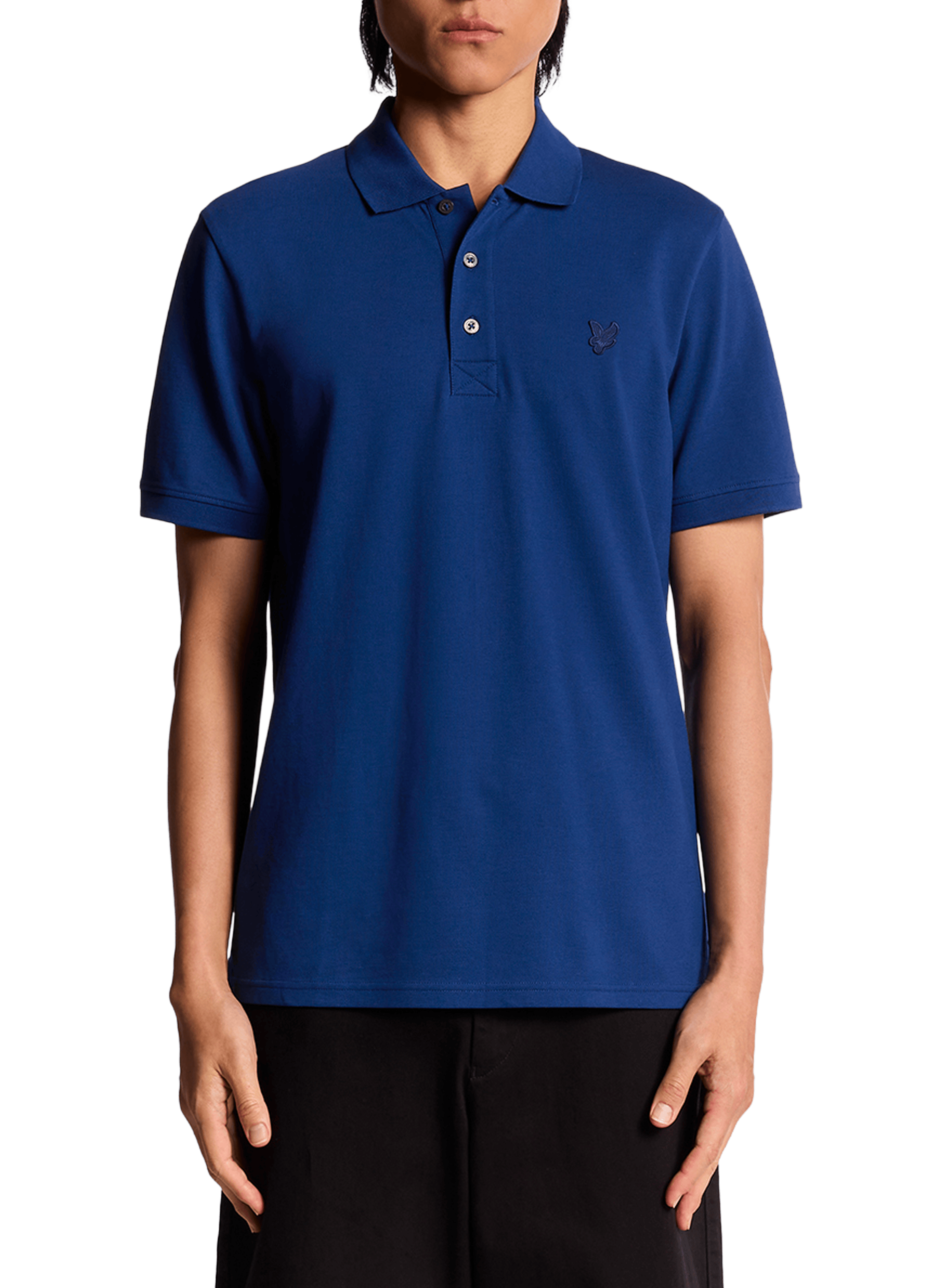 LYLE & SCOTT Polo en coton mélangé Bleu