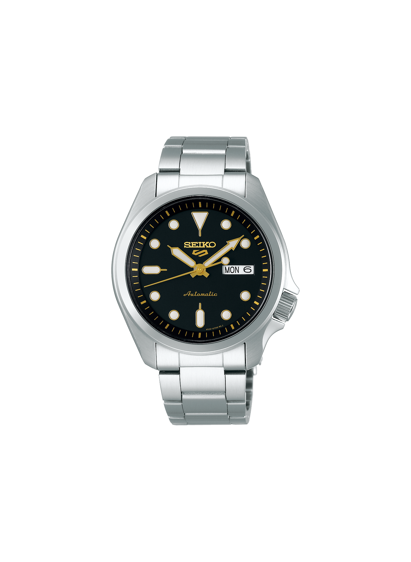 Montre Seiko 5 automatique en acier inoxydable SEIKO Noir