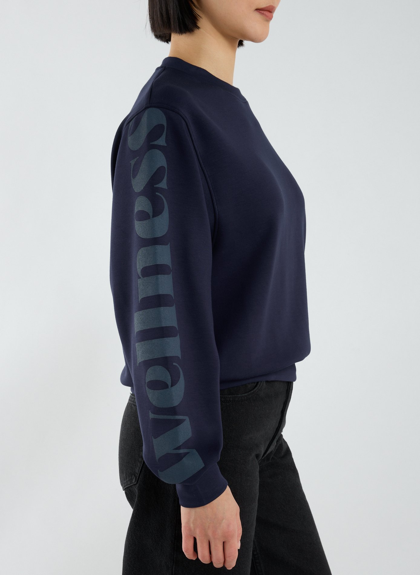 Straight sweatshirt BANANA MOON Blue