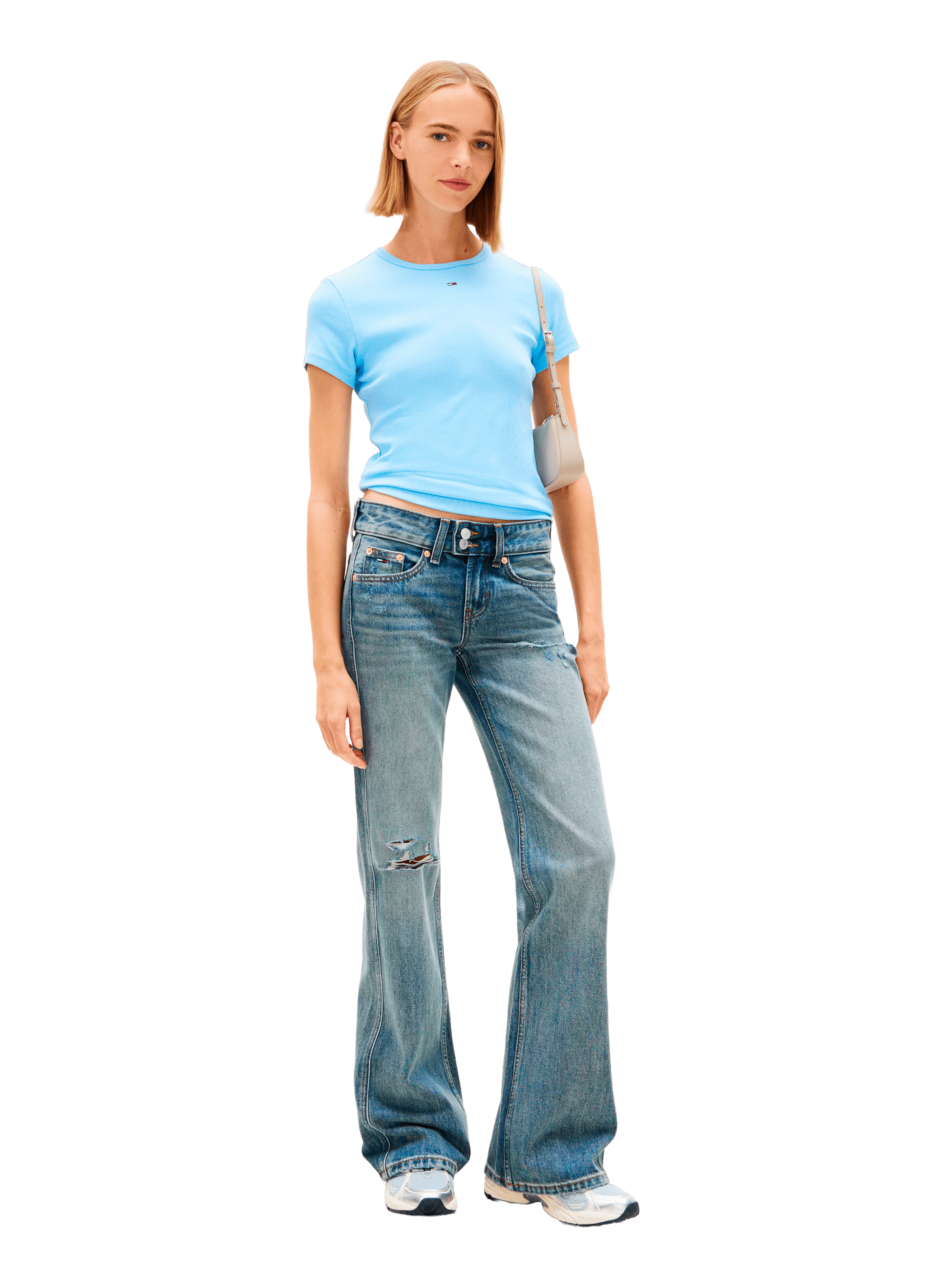  Logo T-shirt TOMMY HILFIGER Blue