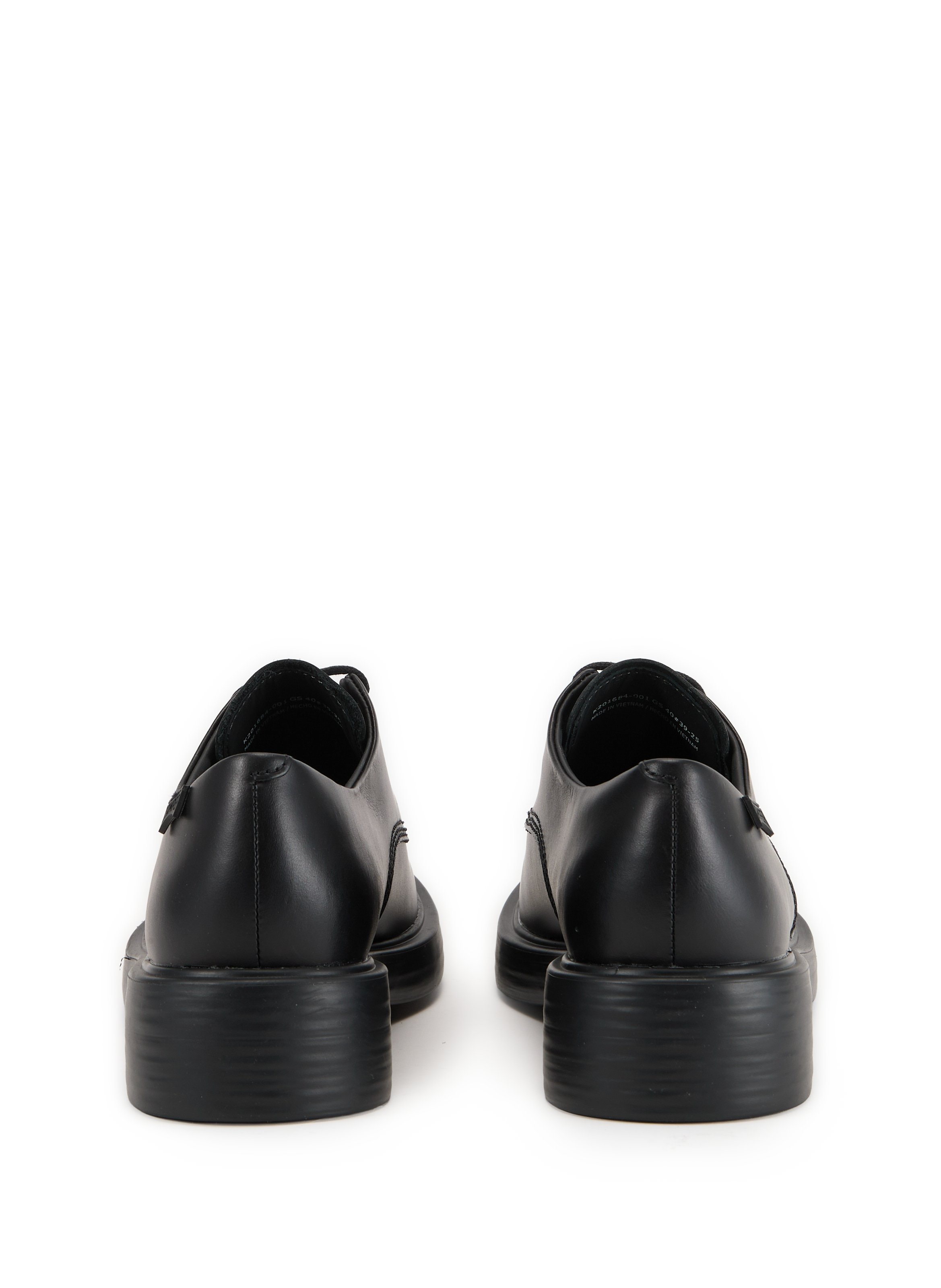 Mocassins lacés en cuir de vache CAMPER Noir